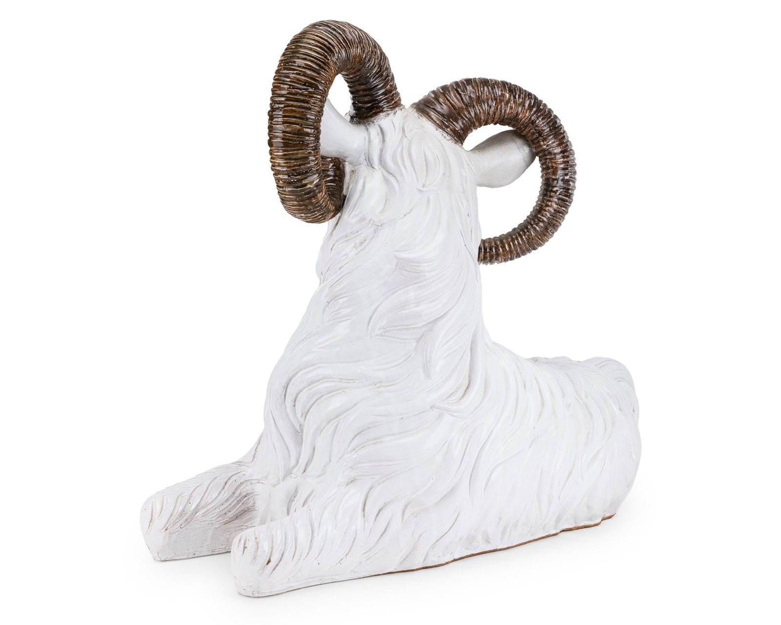 Large Italian Ceramic Ram - 4