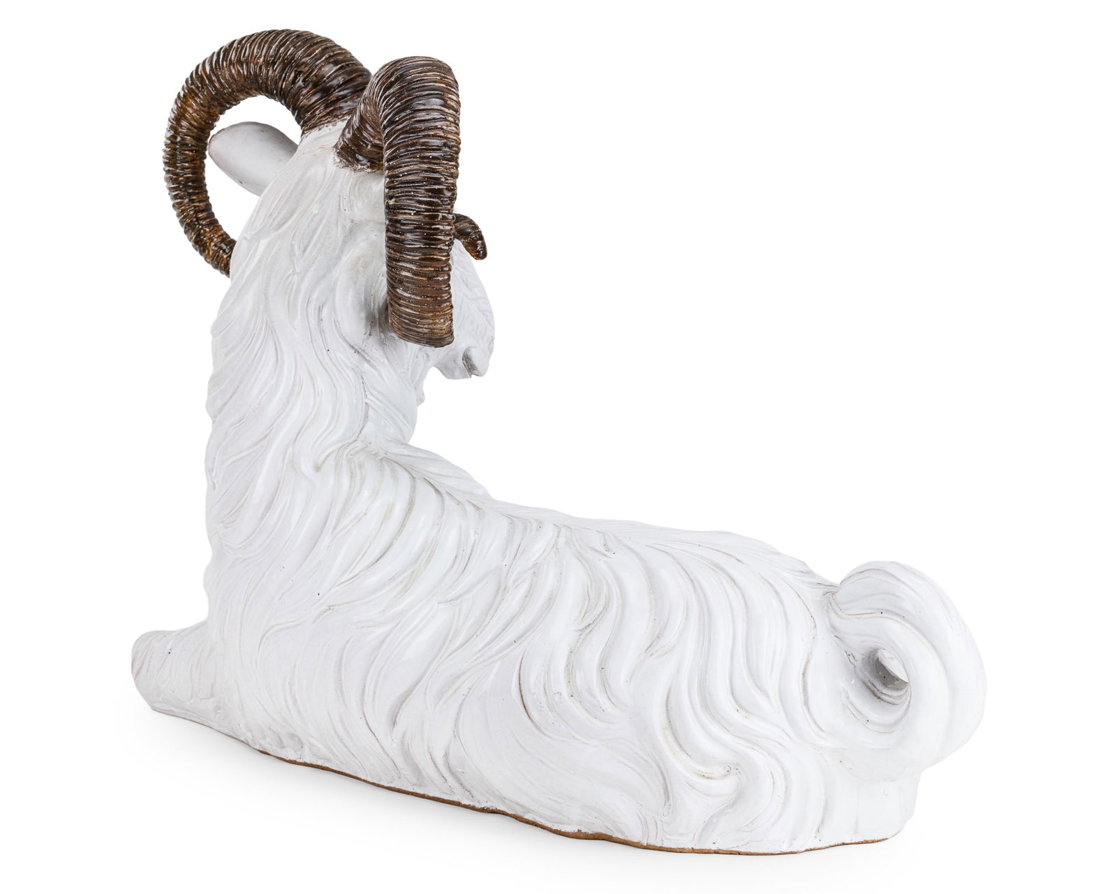 Large Italian Ceramic Ram - 6