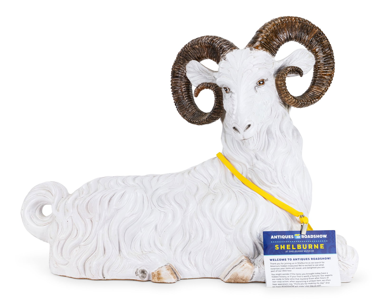 Large Italian Ceramic Ram - 7