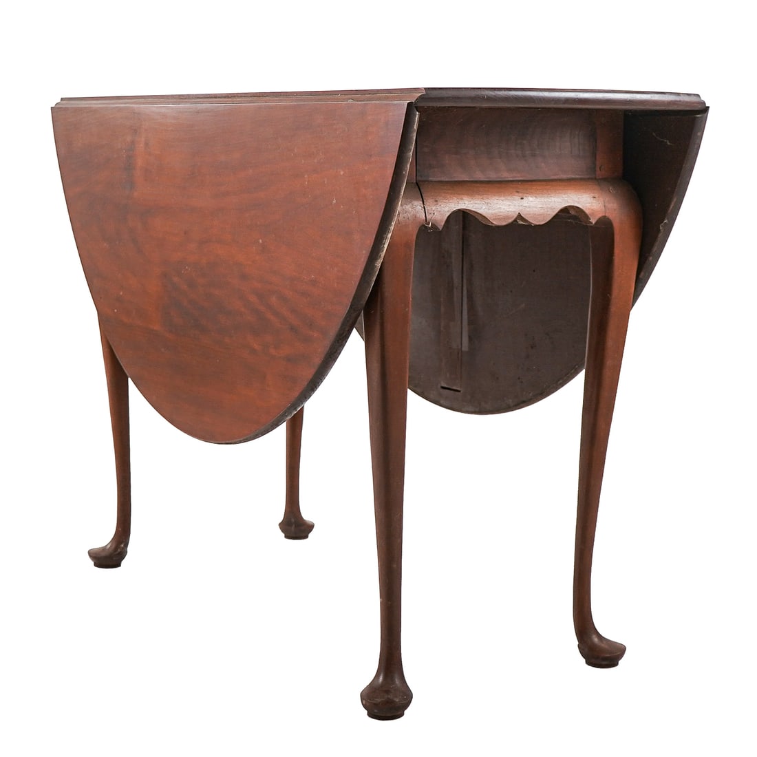 Eldred Wheeler Hingham MA Queen Anne Drop Leaf Table (1 of 5)