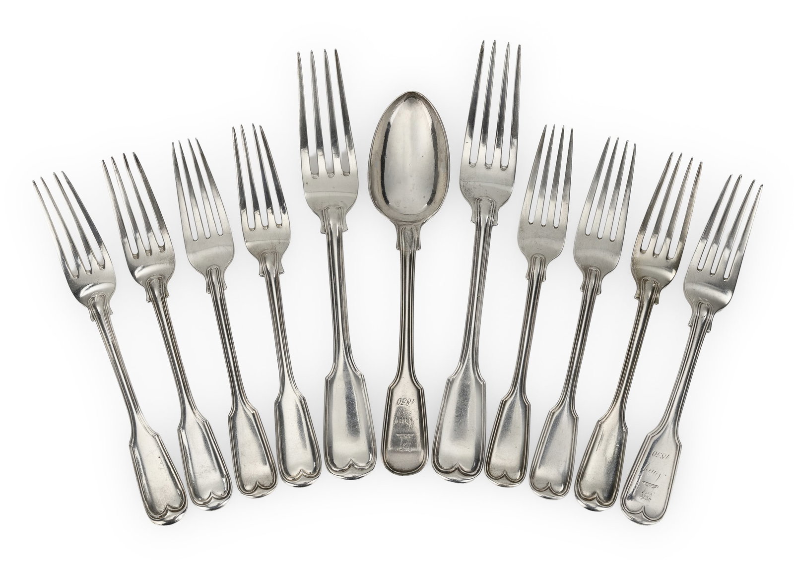 11 pcs. London Sterling Silver Flatware (1 of 3)