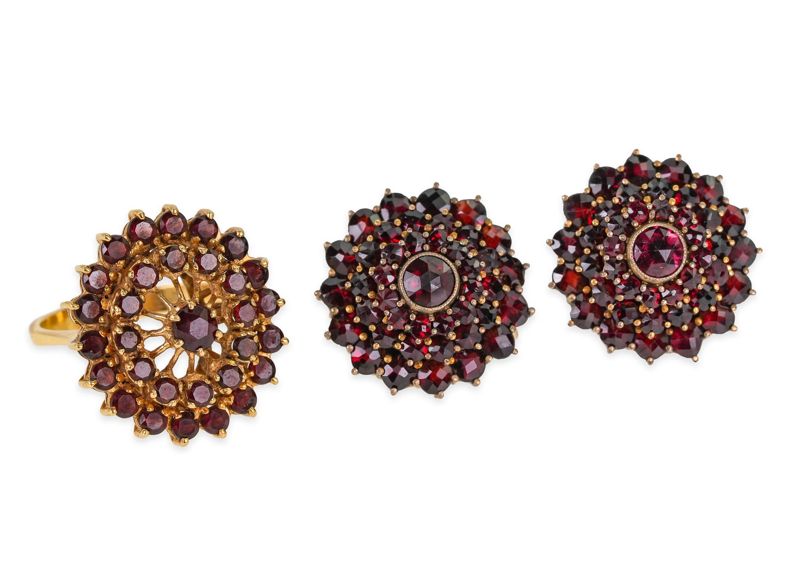Garnet Ring & Earrings (1 of 6)