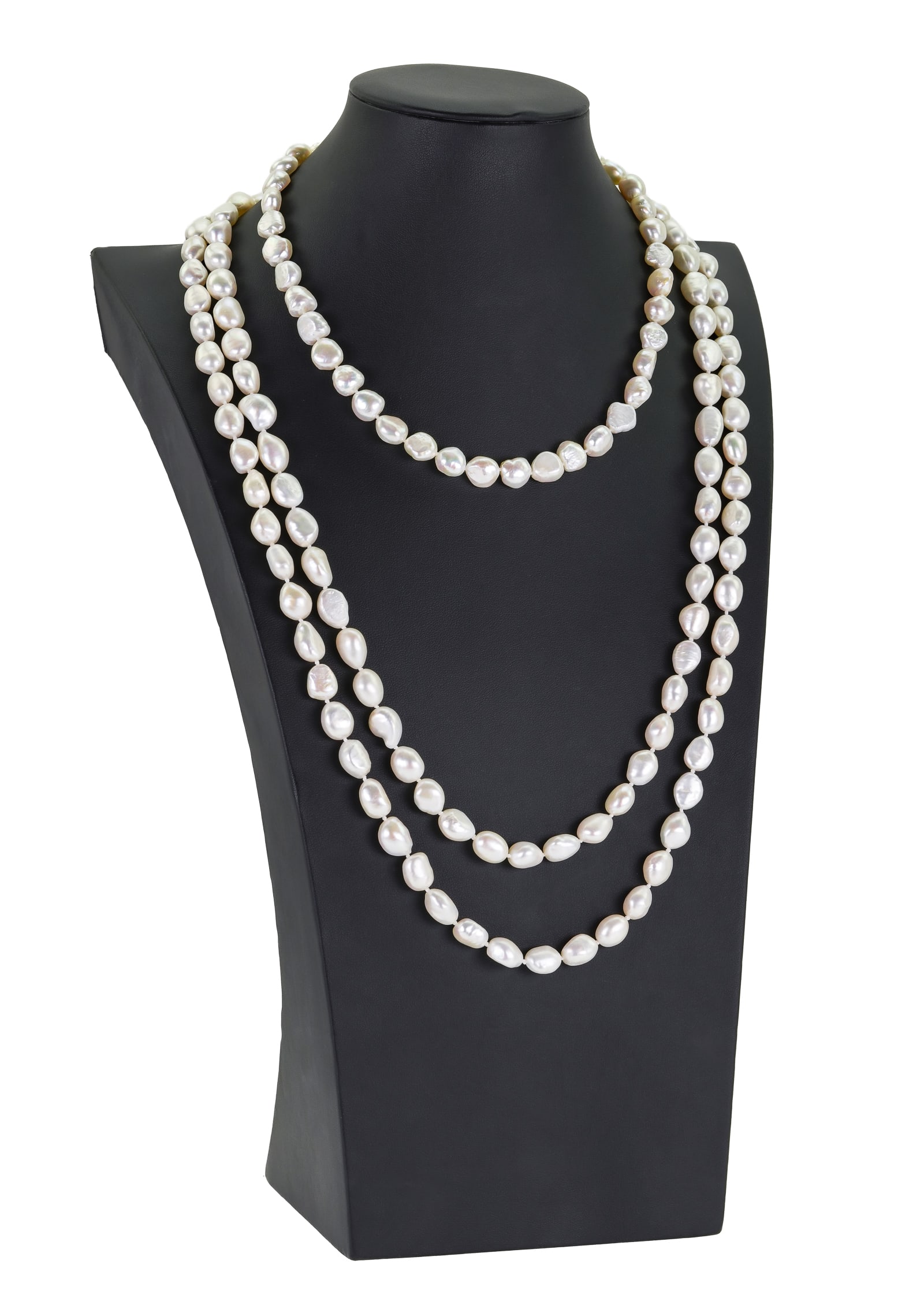 2 Baroque Pearl Necklaces