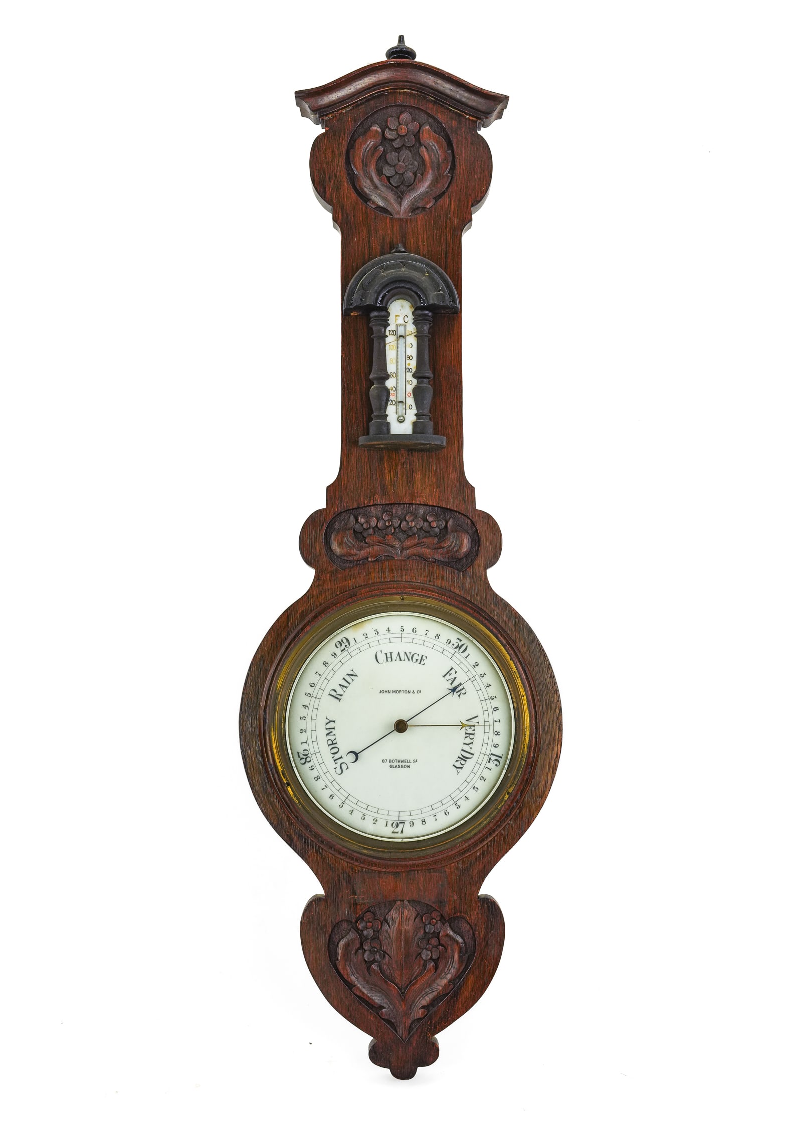 John Morton Glasgow Banjo Barometer (1 of 5)