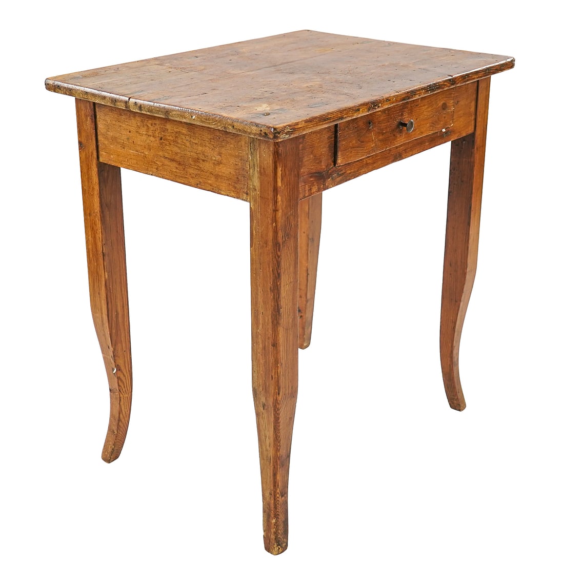 19th c French Provincial One Drawer Table (1 of 1)