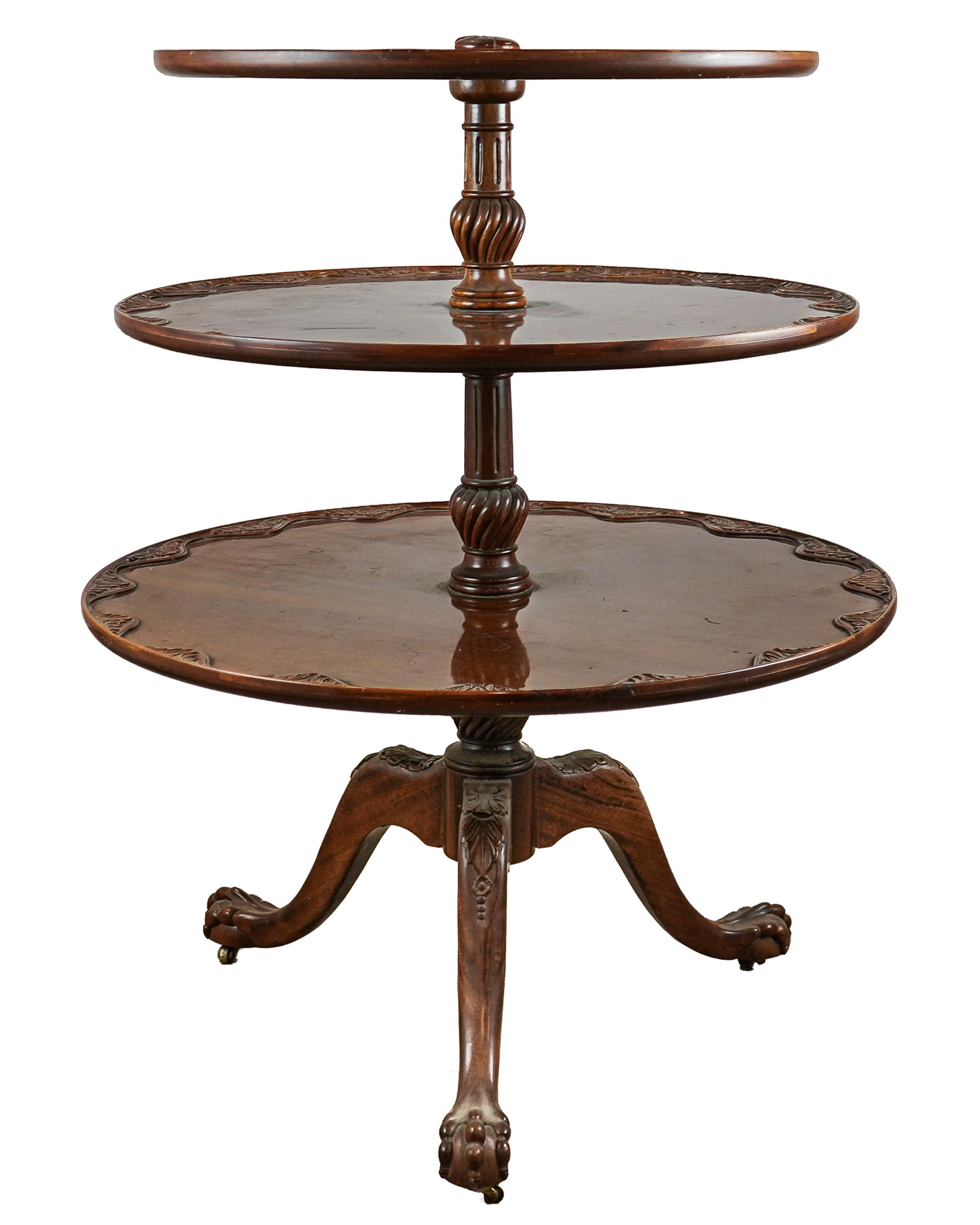 Contemporaray Chippendale style Dumbwaiter (1 of 6)