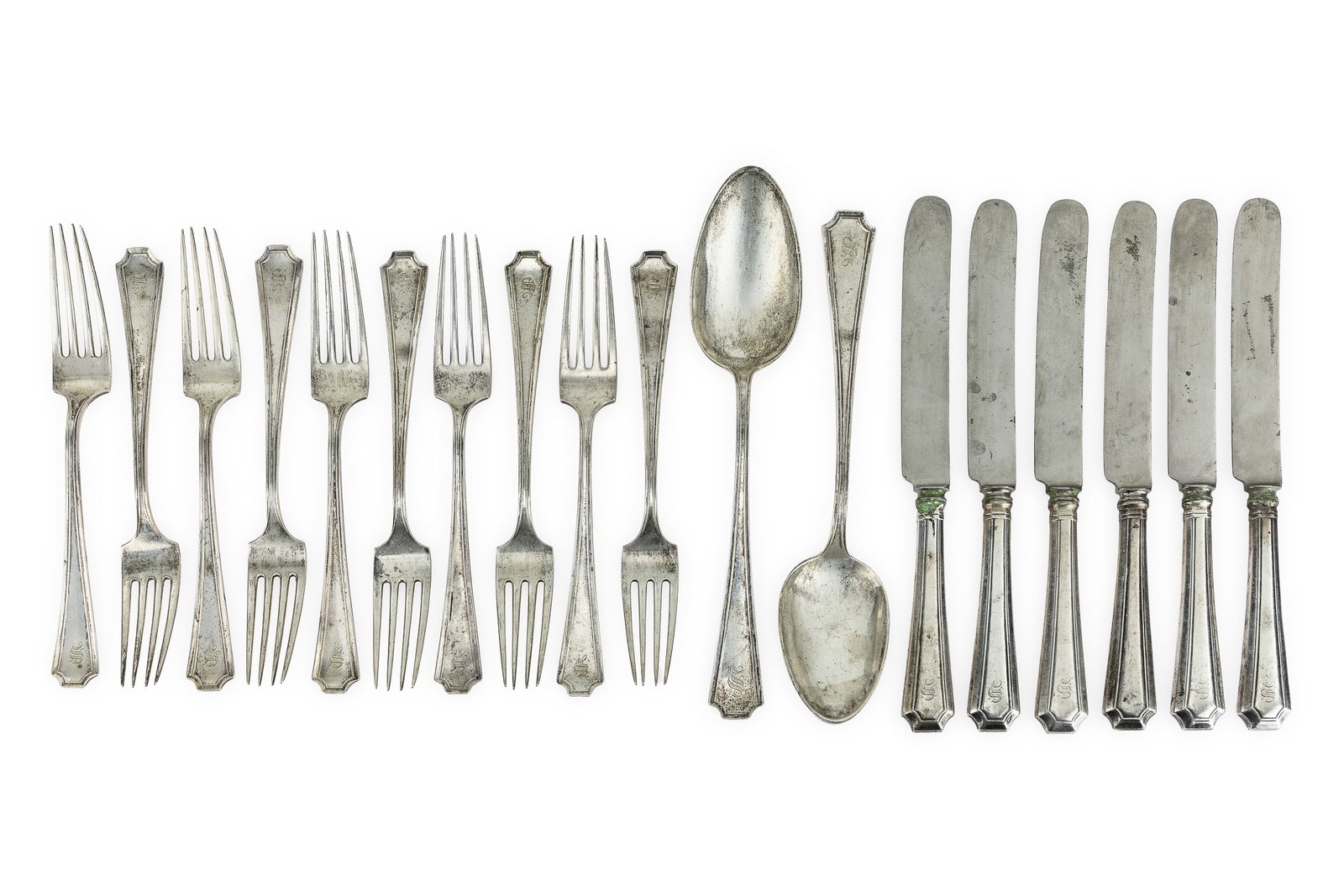 18 pcs. Durgin Fairfax Sterling Flatware (1 of 1)