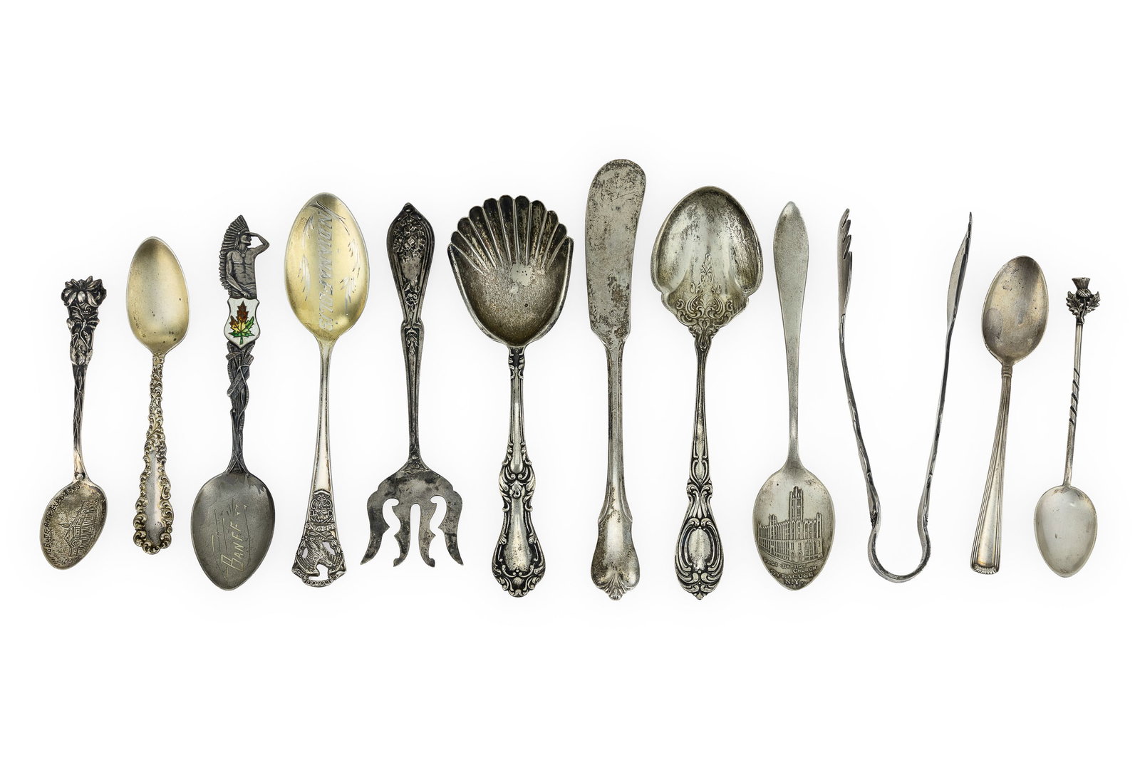 12 pcs. Assorted Sterling Silver Flatware (1 of 1)