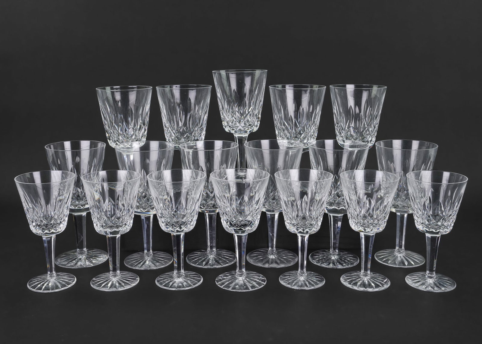 18 pcs. Waterford Lismore Stemware (1 of 1)
