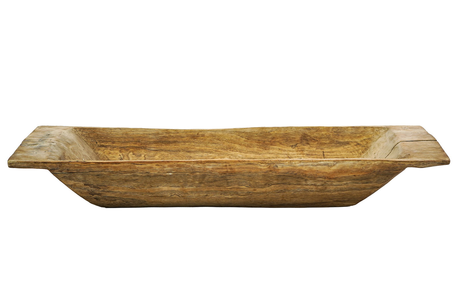 Large Wooden Trencher Bowl (1 of 1)