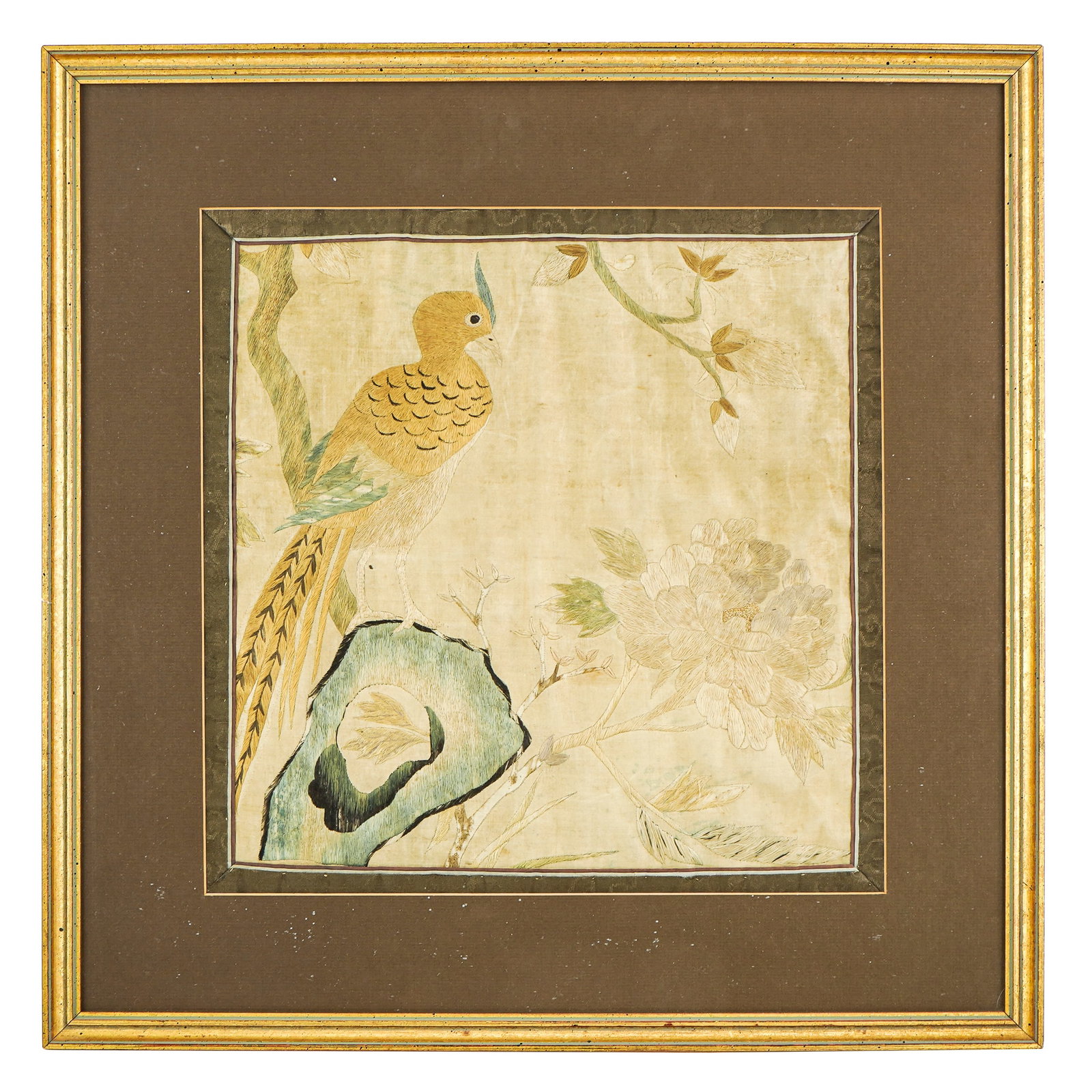 Two Chinese Silk Needlepoint panels - 3