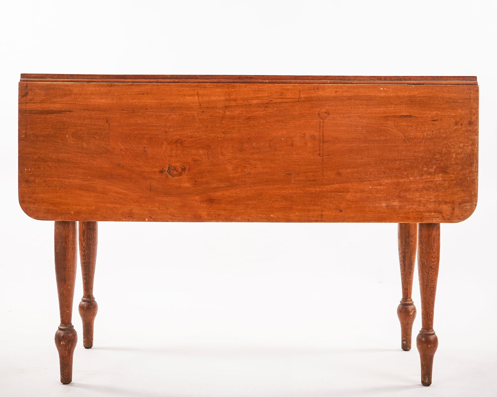 19th c Sheraton Walnut Drop Leaf Table - 2