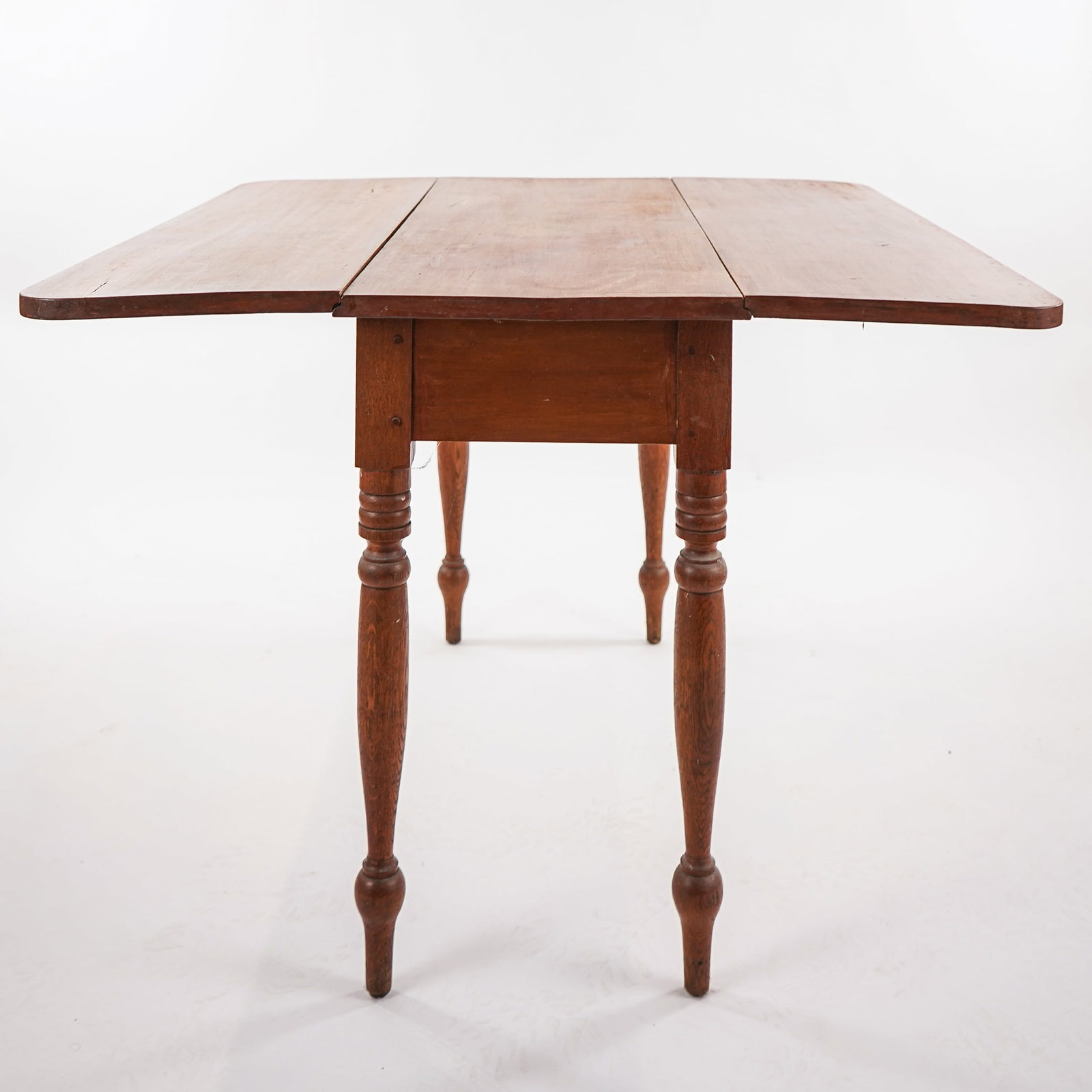 19th c Sheraton Walnut Drop Leaf Table - 5