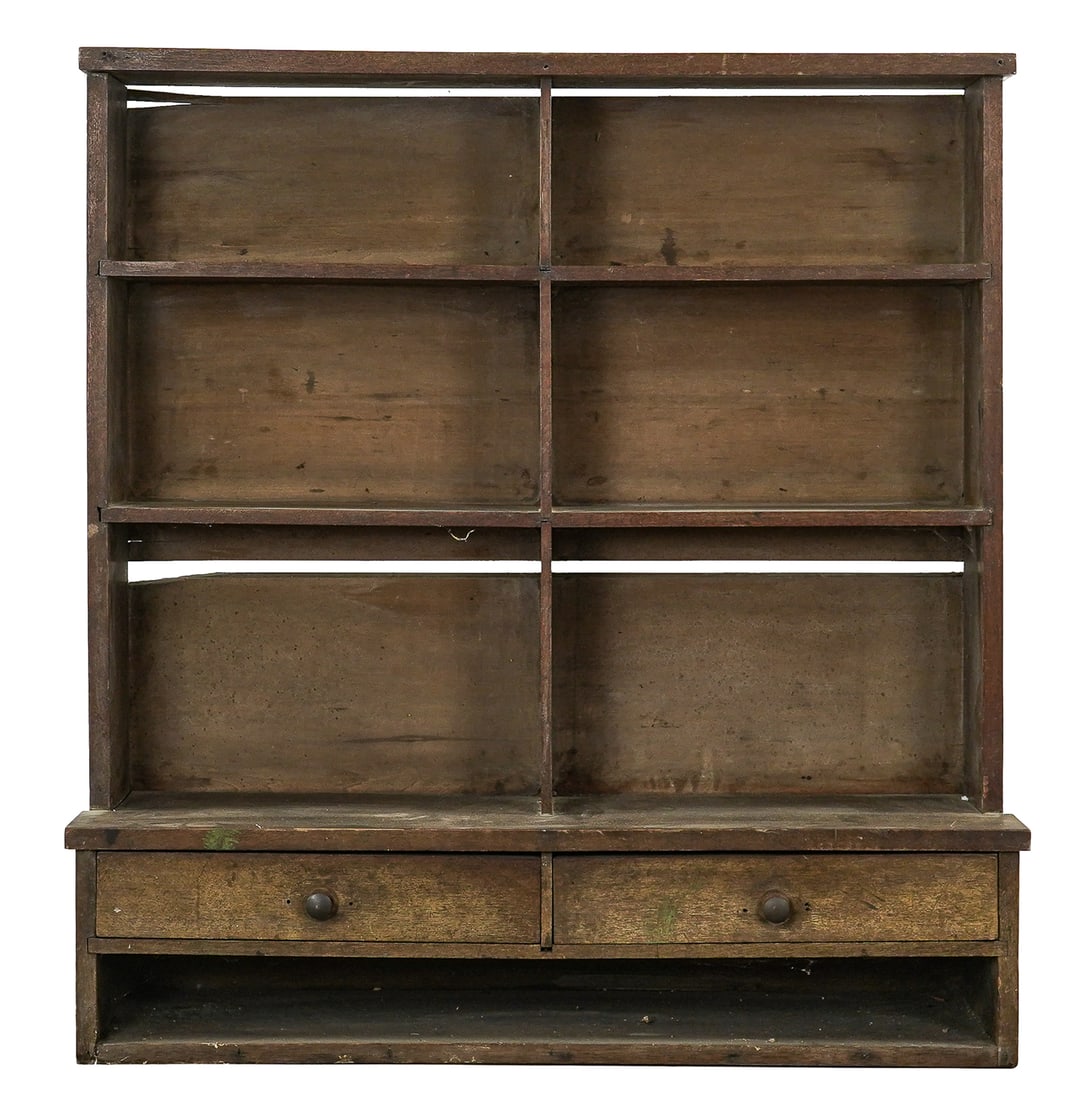 19th c Walnut Country Store Display (1 of 5)