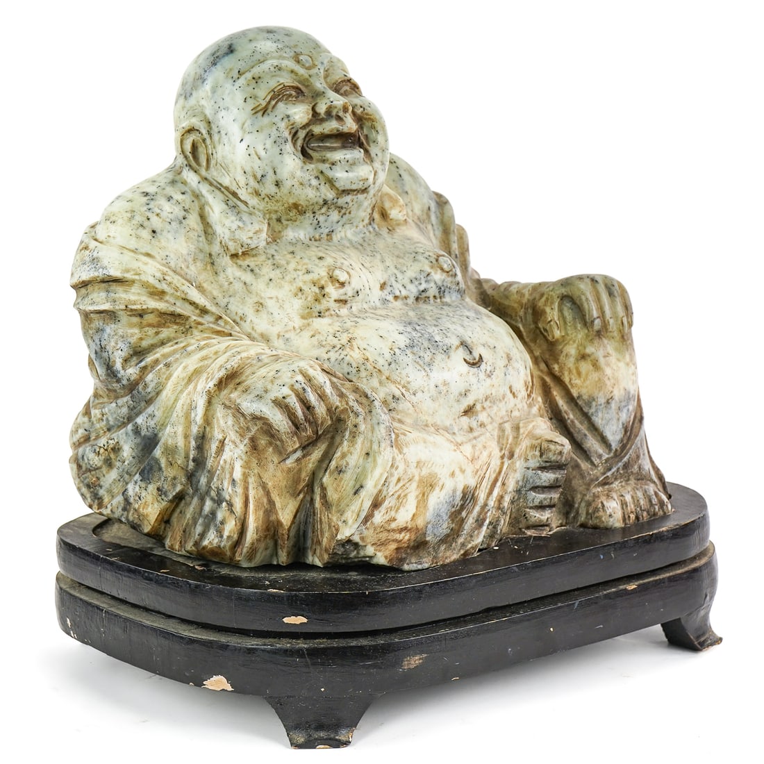 Large Stone Buddha The Happy One - 2