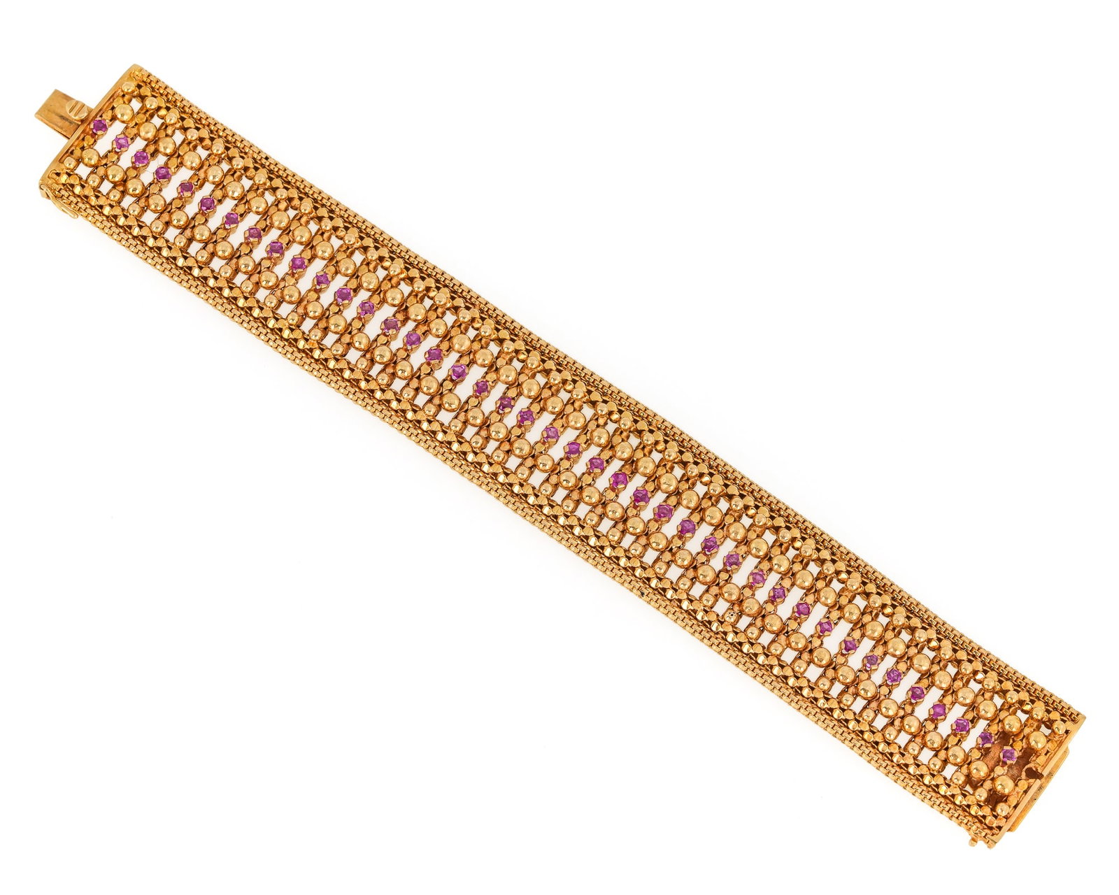 18k & Ruby Cuff Bracelet - 2