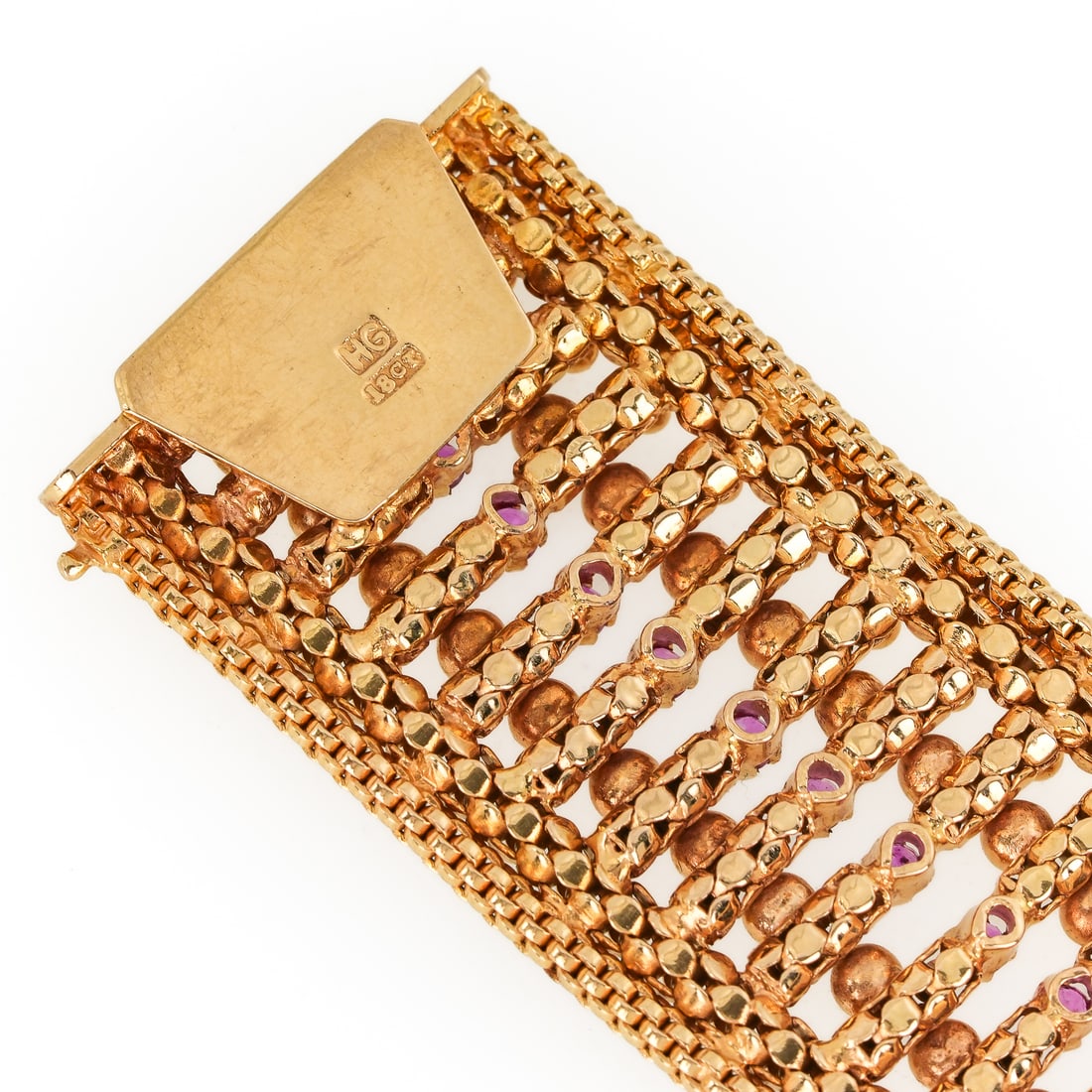18k & Ruby Cuff Bracelet - 5