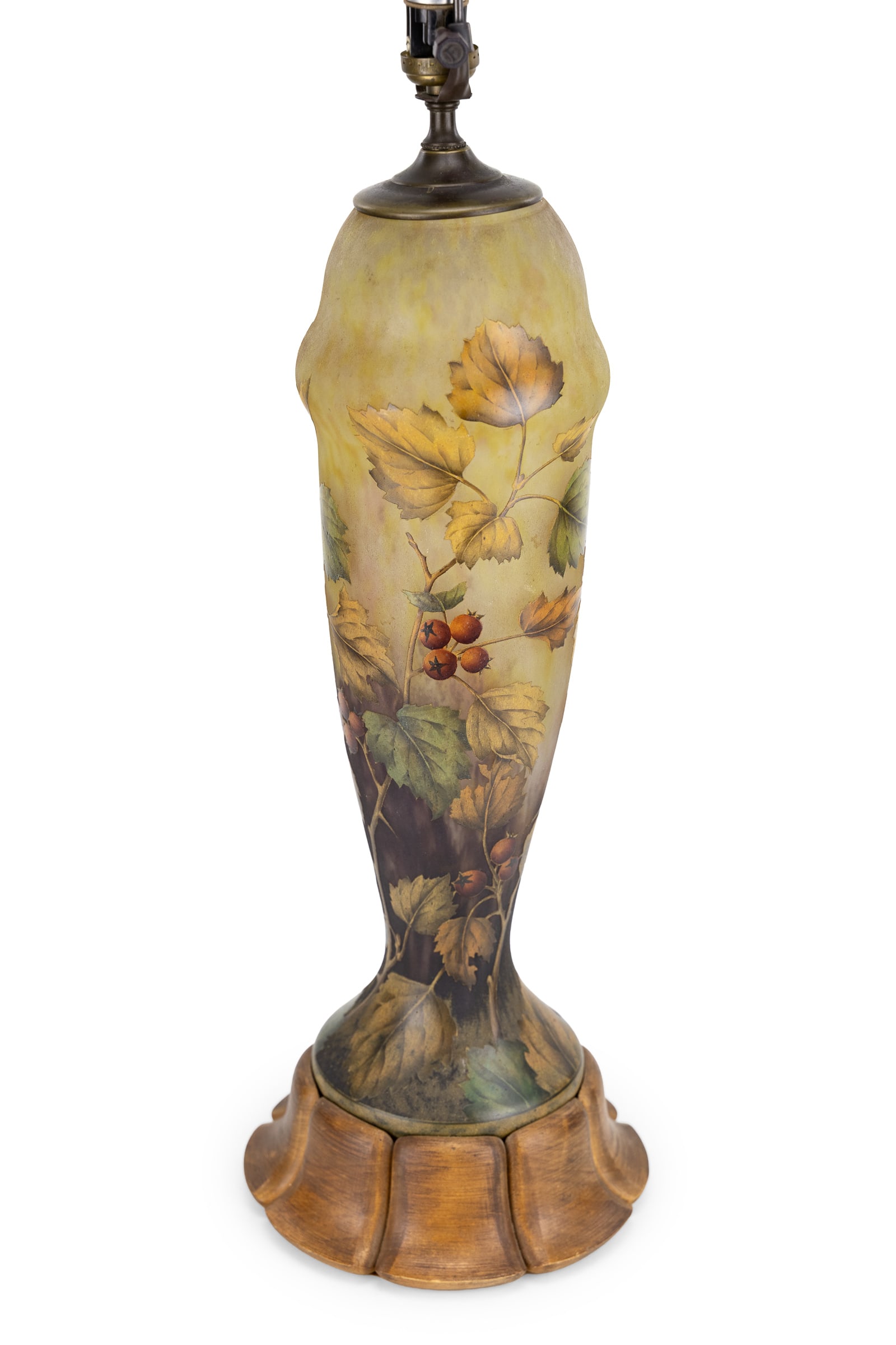 Daum Nancy Vase/ Table Lamp - 2