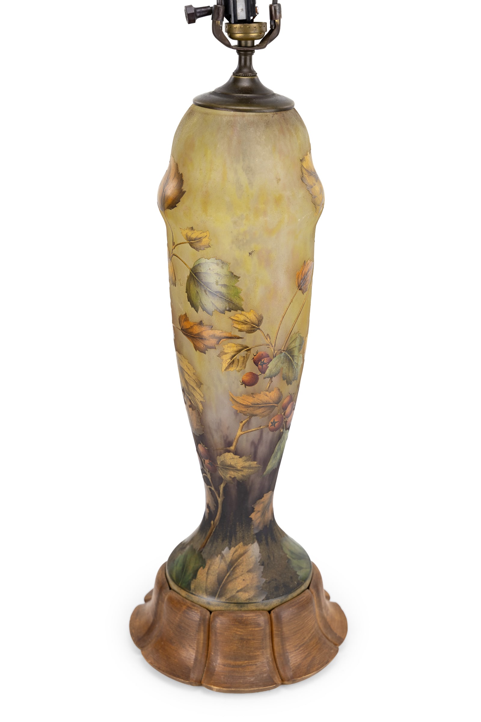 Daum Nancy Vase/ Table Lamp - 3