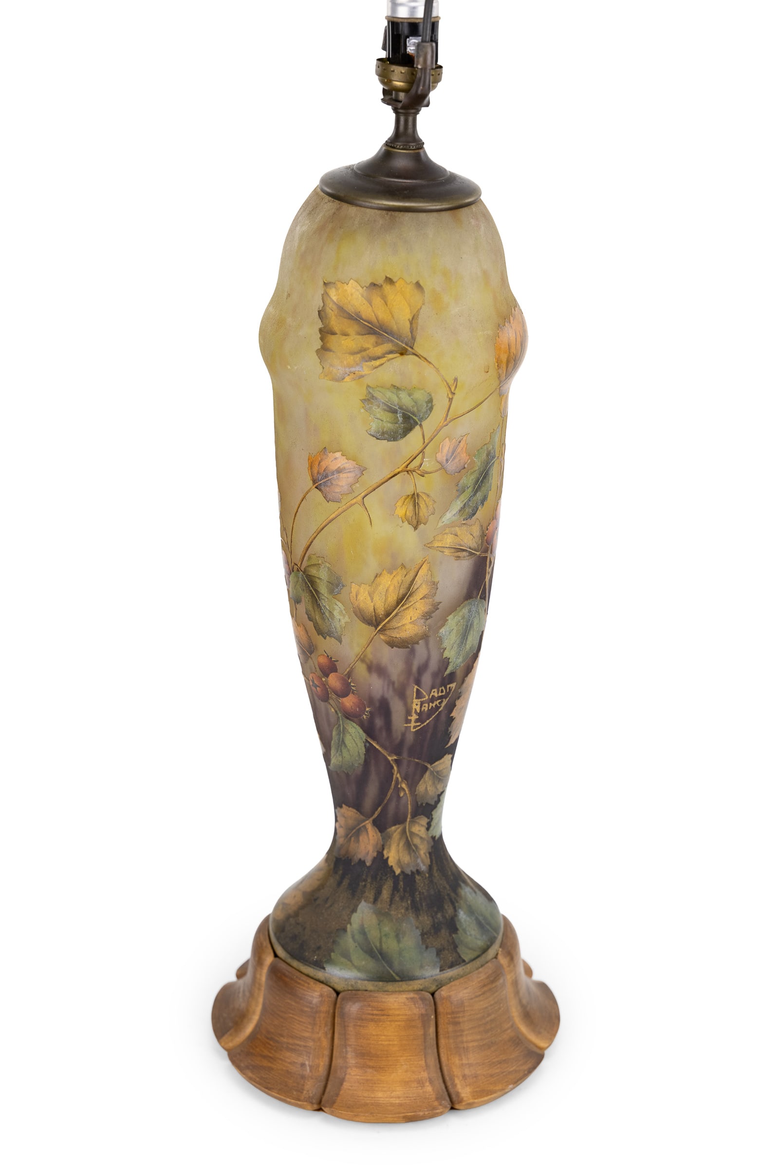 Daum Nancy Vase/ Table Lamp - 4