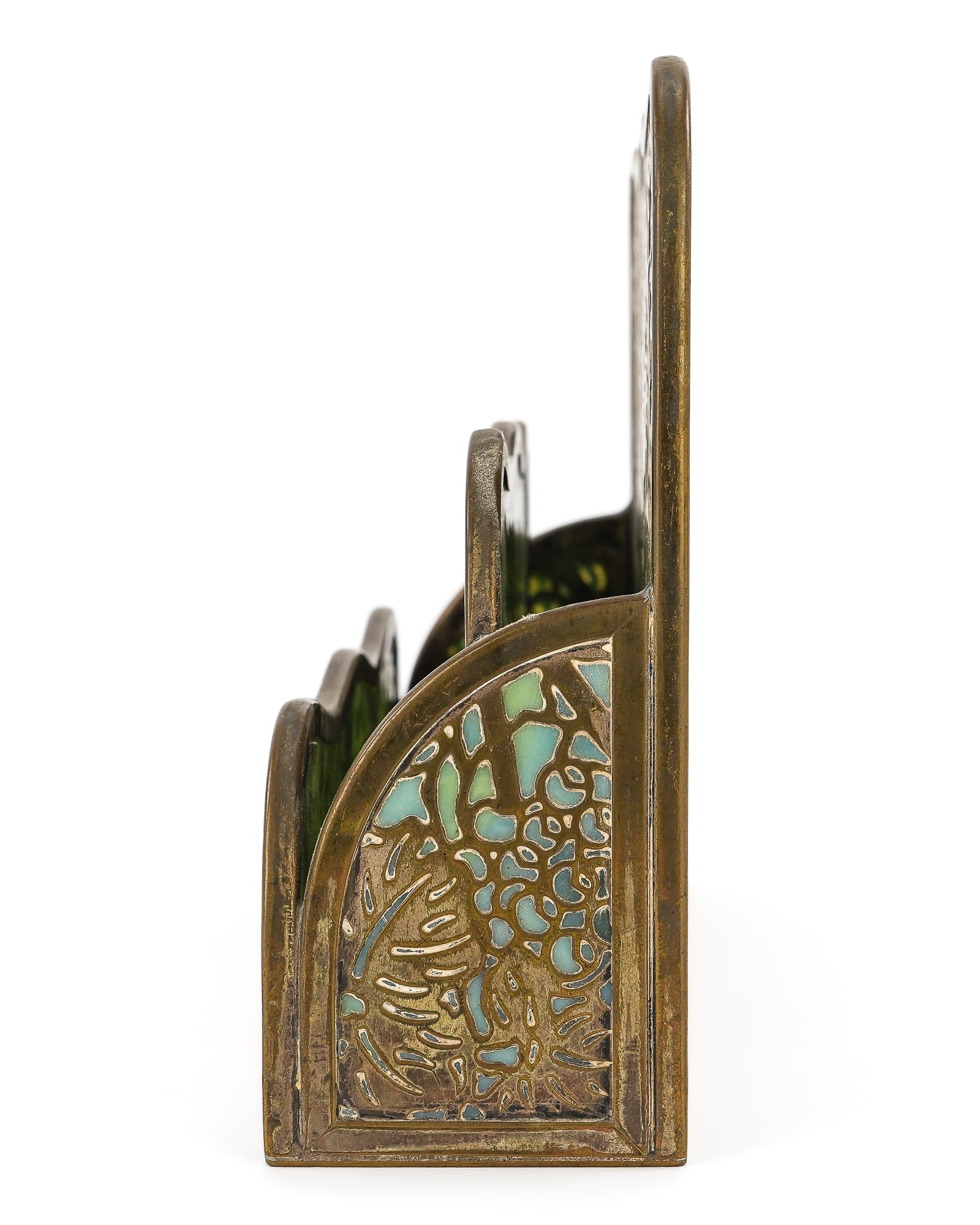 Tiffany Studios Grapevine Letter Rack - 5