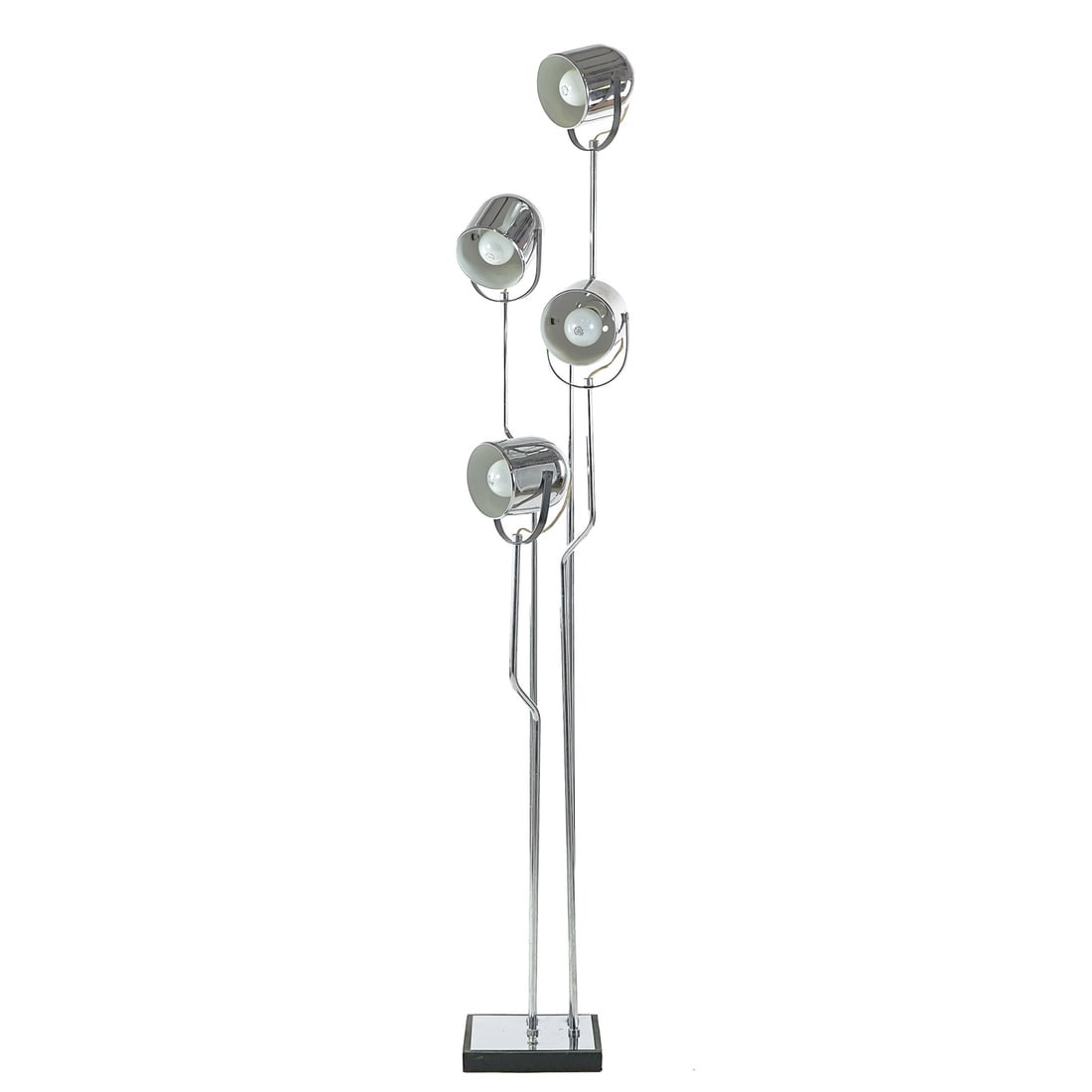 Geofredo Reggiani Italian Floor Lamp: Vintage Mid Century Italian Geofredo Reggiani floor lamp, ht 65"