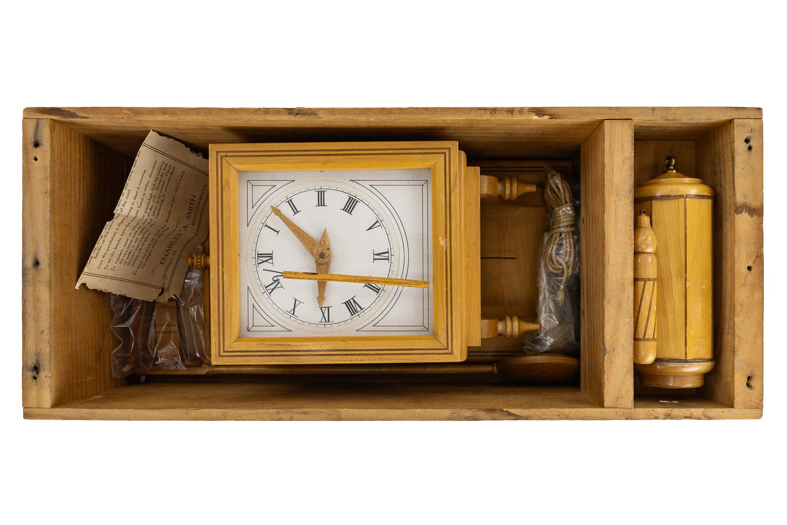 Charles Alvah Smith Clock Vermont Clock - 2