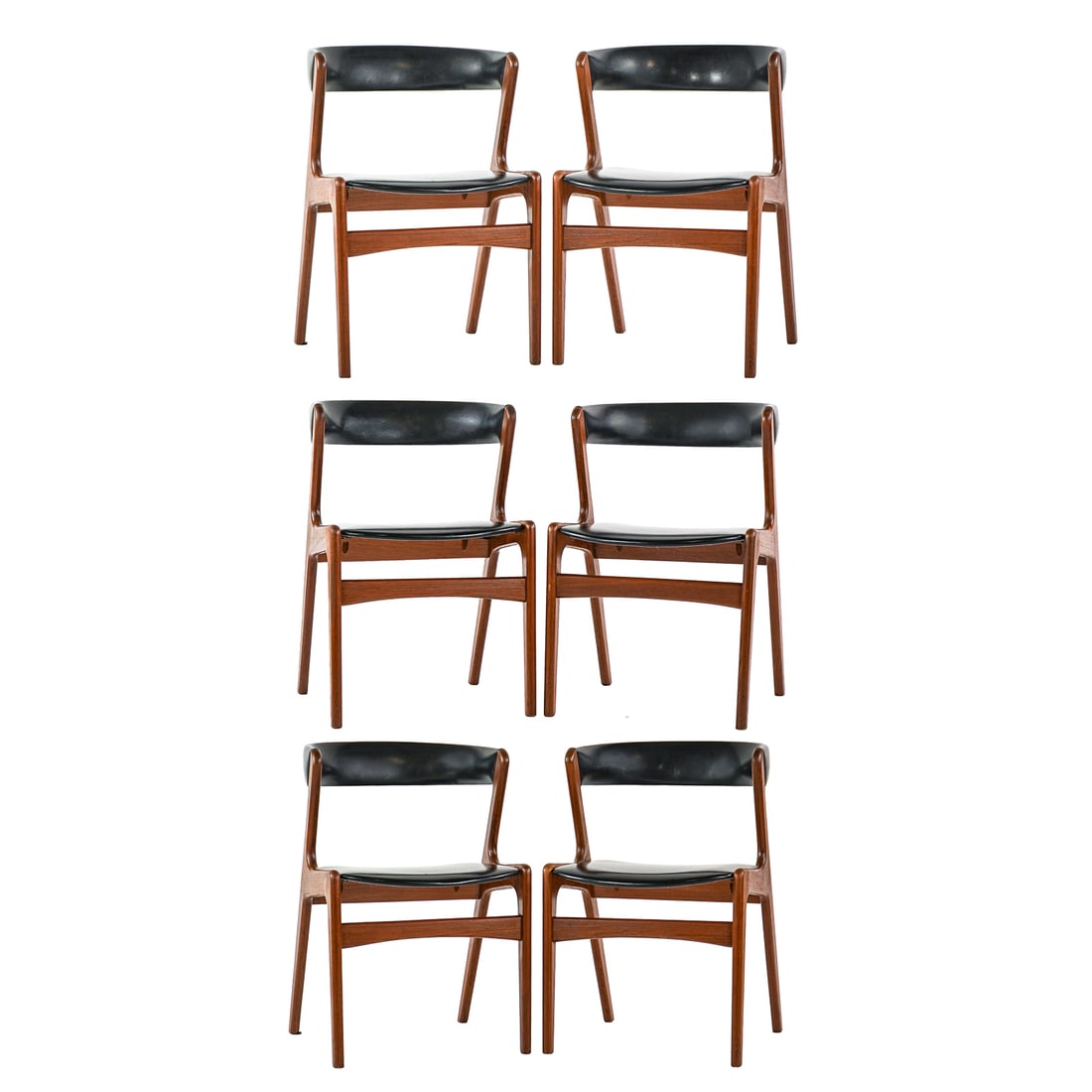 Four Kai Kristiansen for Anderstrup Mobelfabrik Model 68 Chairs (1 of 9)