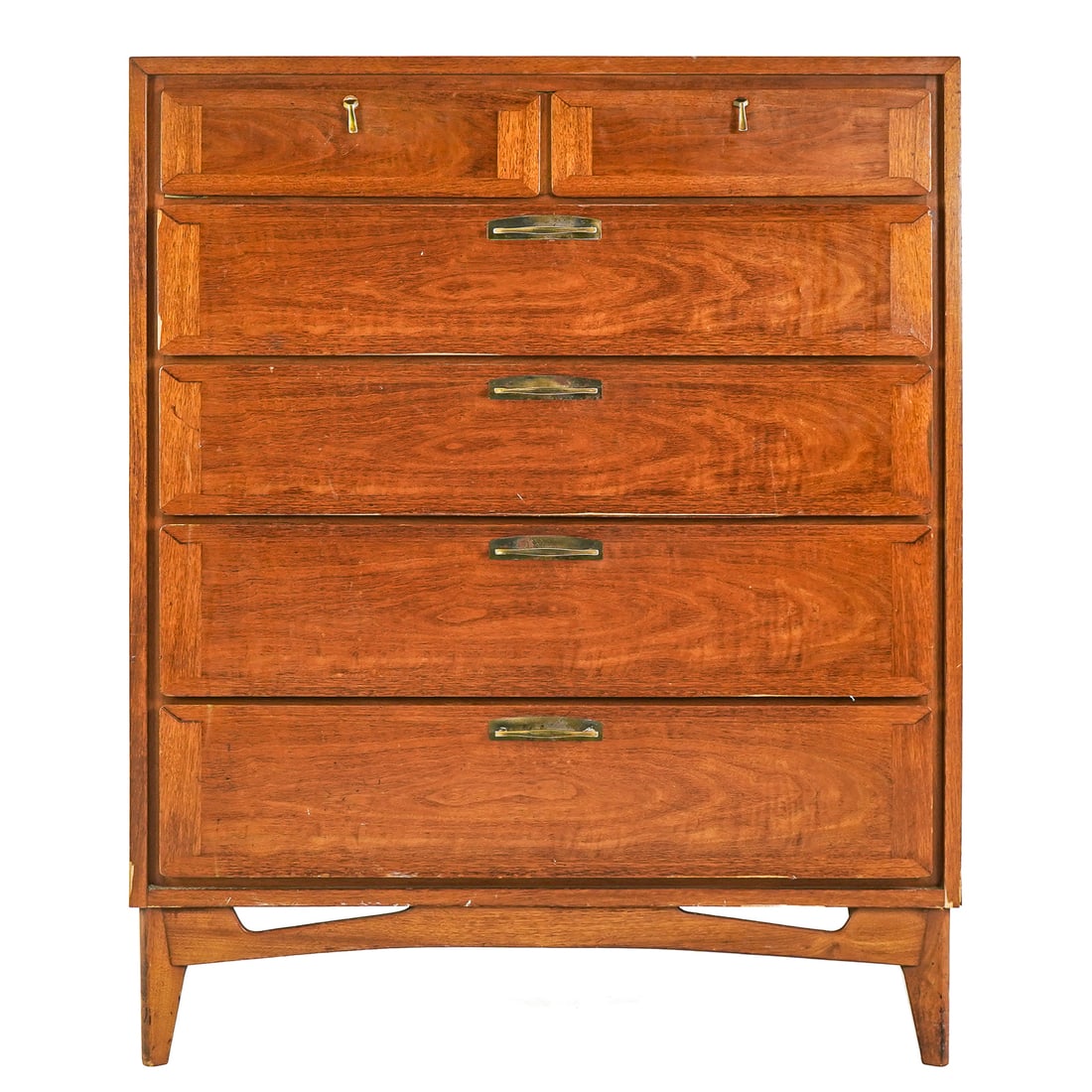 Red Lion MCM Tall Dresser: Red Lion Mid Century Modern Tall Dresser- 46 x 38 x 20"