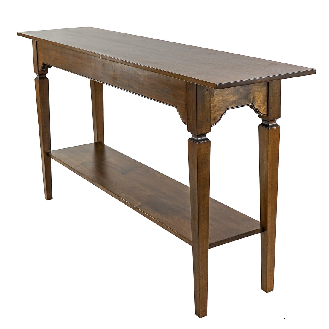 Clark Mack Calais VT. Dark Maple "Walker Hill" Console Table. (1 of 4)