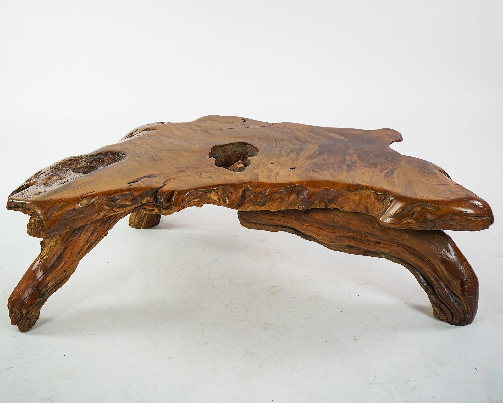 Circa 1970 Live Edge Coffee Table - 2