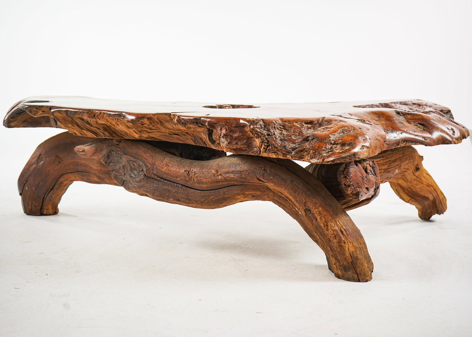 Circa 1970 Live Edge Coffee Table - 9