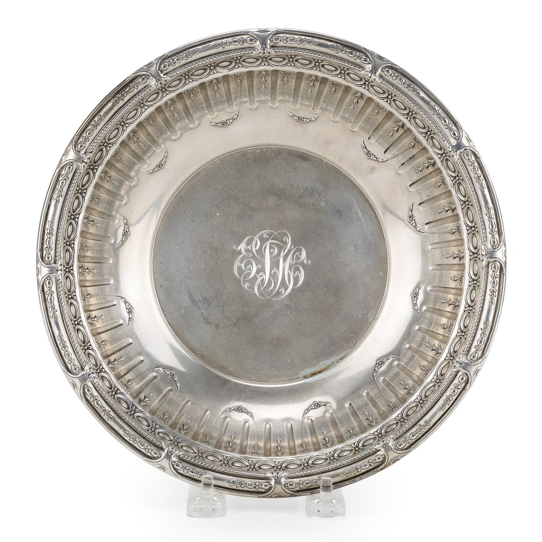 Pr. French Minerva Silver Candelabra - 4