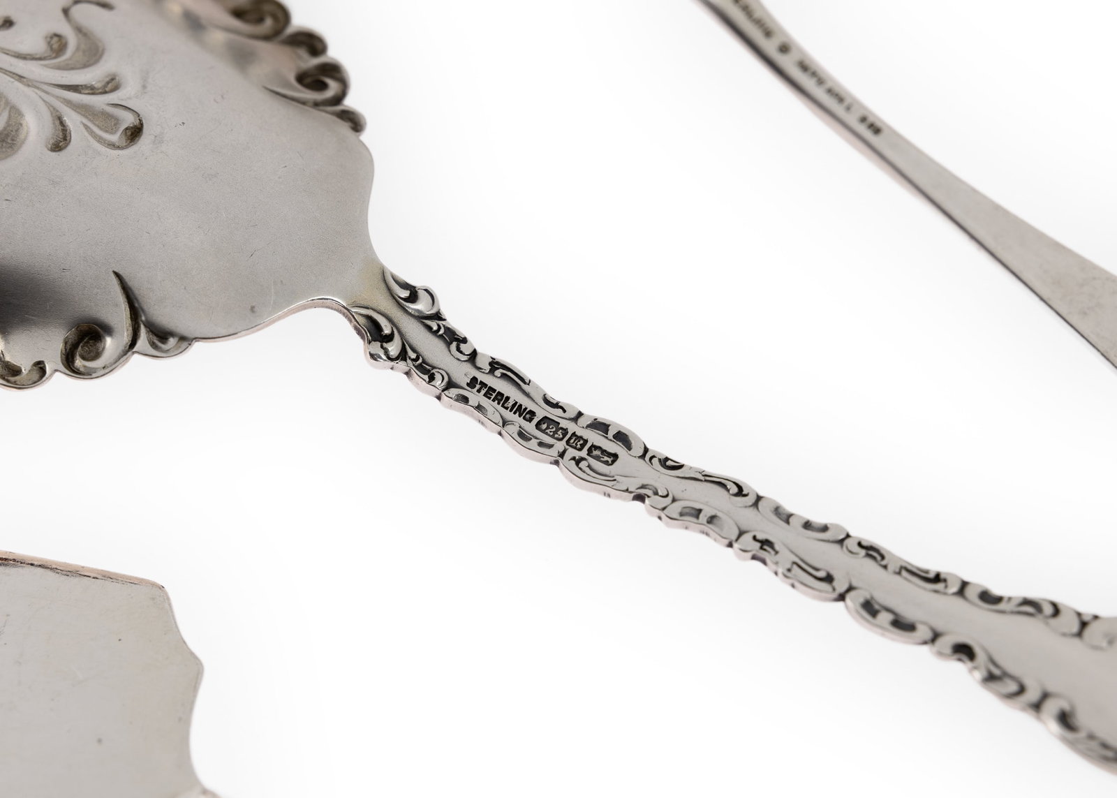 6 pcs. Ornate Sterling Serving Flatware - 4
