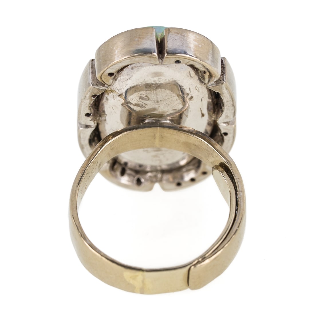 14k Australian Opal & Diamond Ring - 5