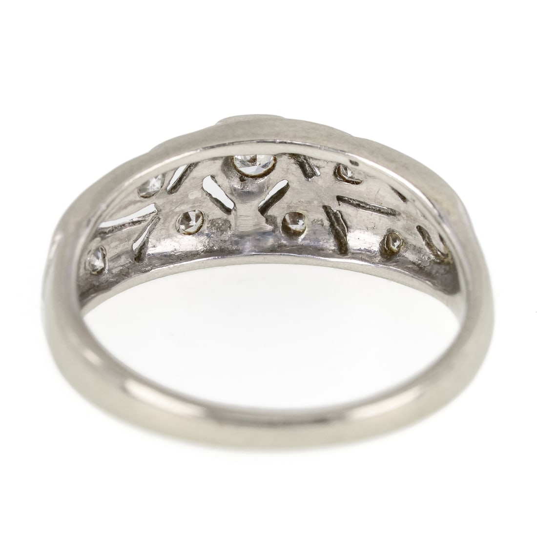Art Deco 14k Diamond Ring - 6