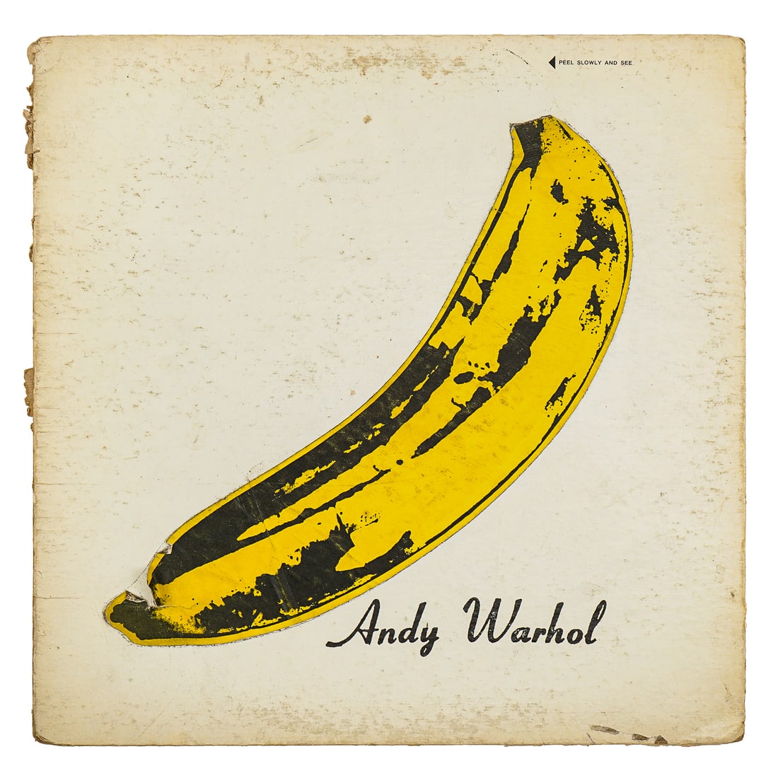 1967 Velvet Underground and Nico V-5008 33rpm LP: 1967 Velvet Underground and Nico- Verve Records V-5008 33rpm "Torso" Sleeve (Featuring image of Warhol muse Eric Emerson superimposed over band on back. Altered with a sticker and later altogether