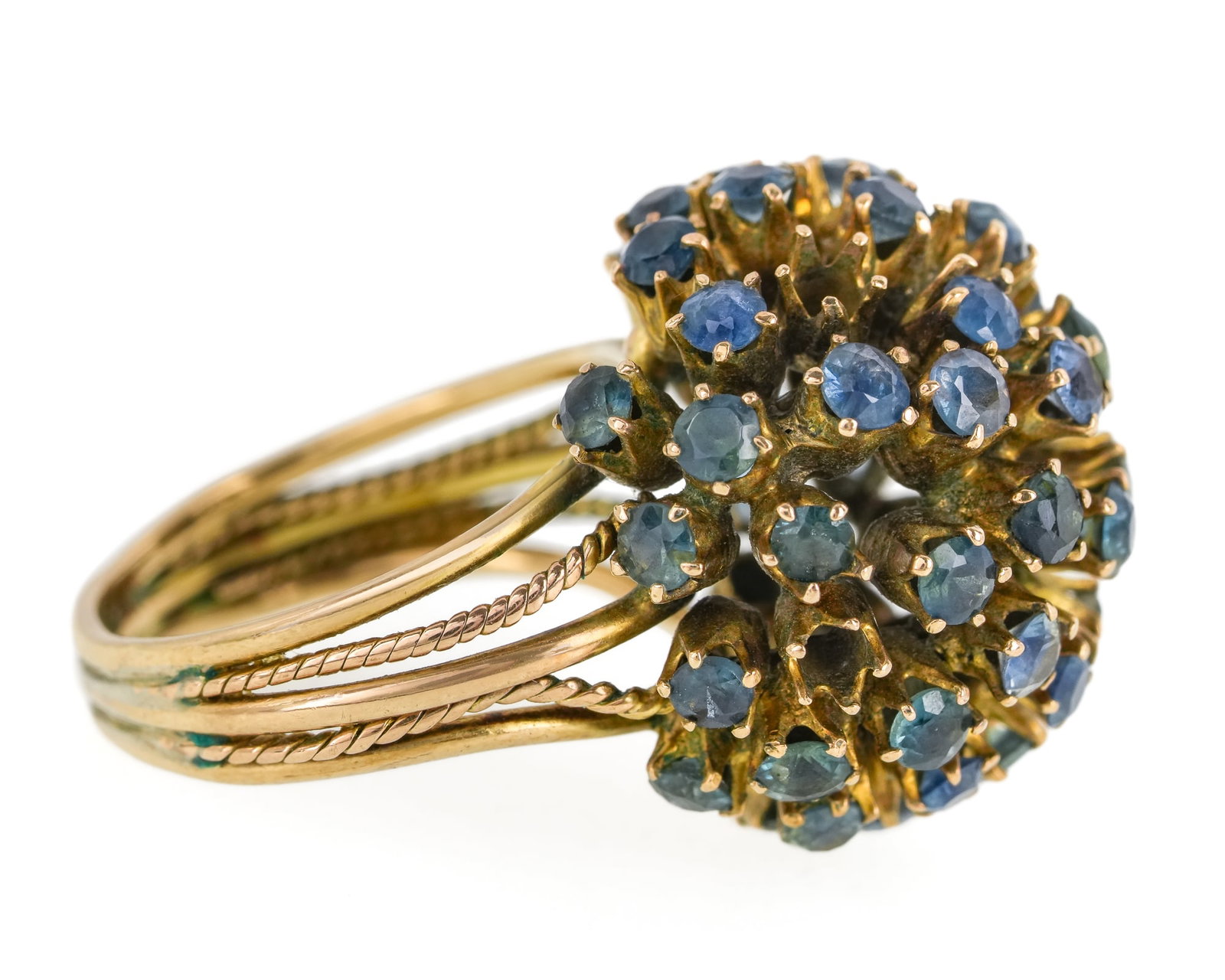 10k Cluster Ball Ring - 5