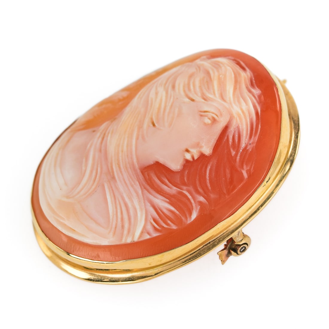 18k Cameo Brooch - 2