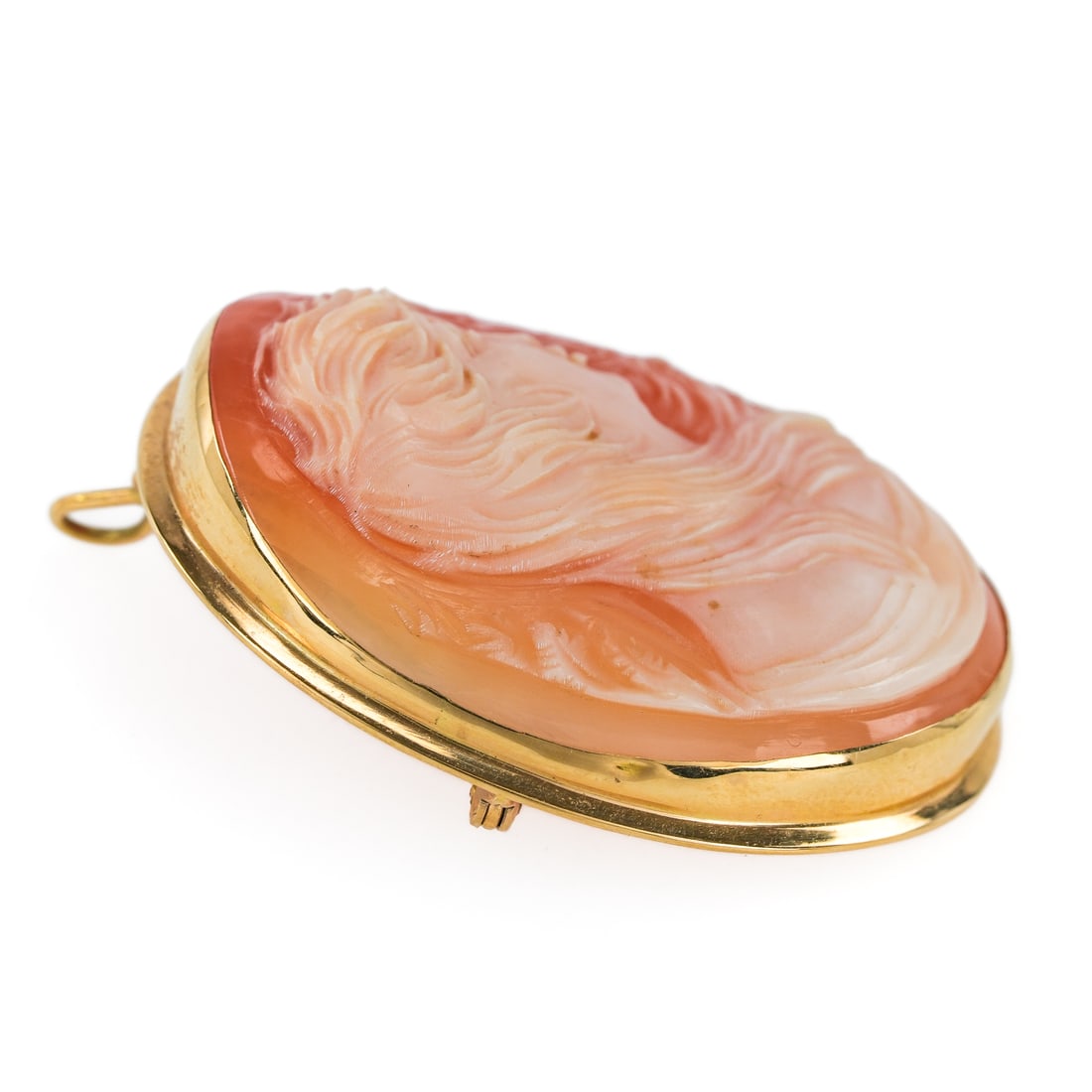18k Cameo Brooch - 3