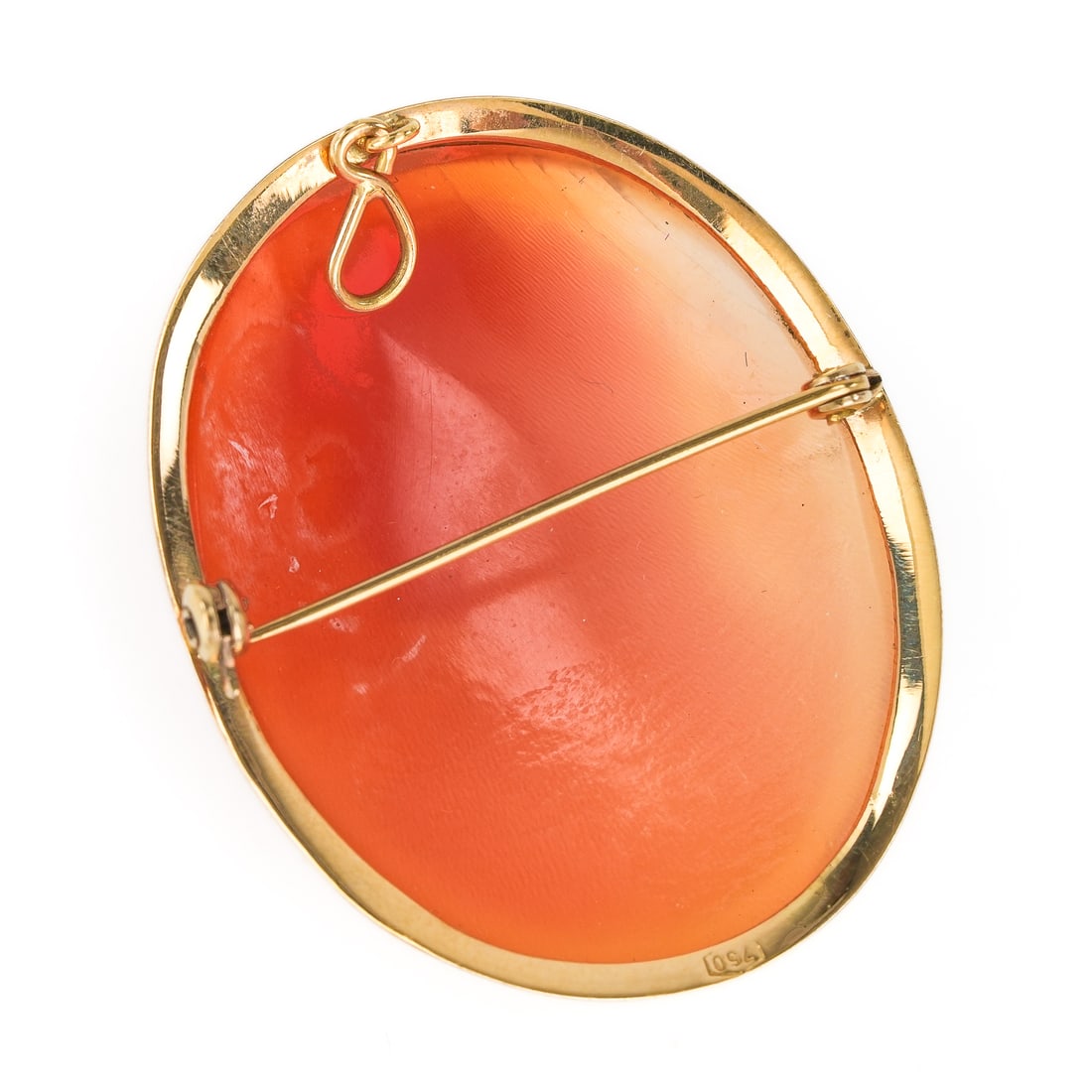 18k Cameo Brooch - 4