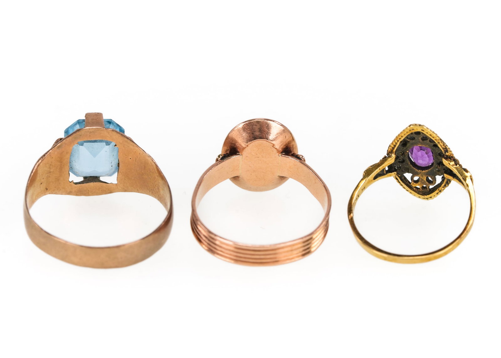 3 Victorian Rings - 5
