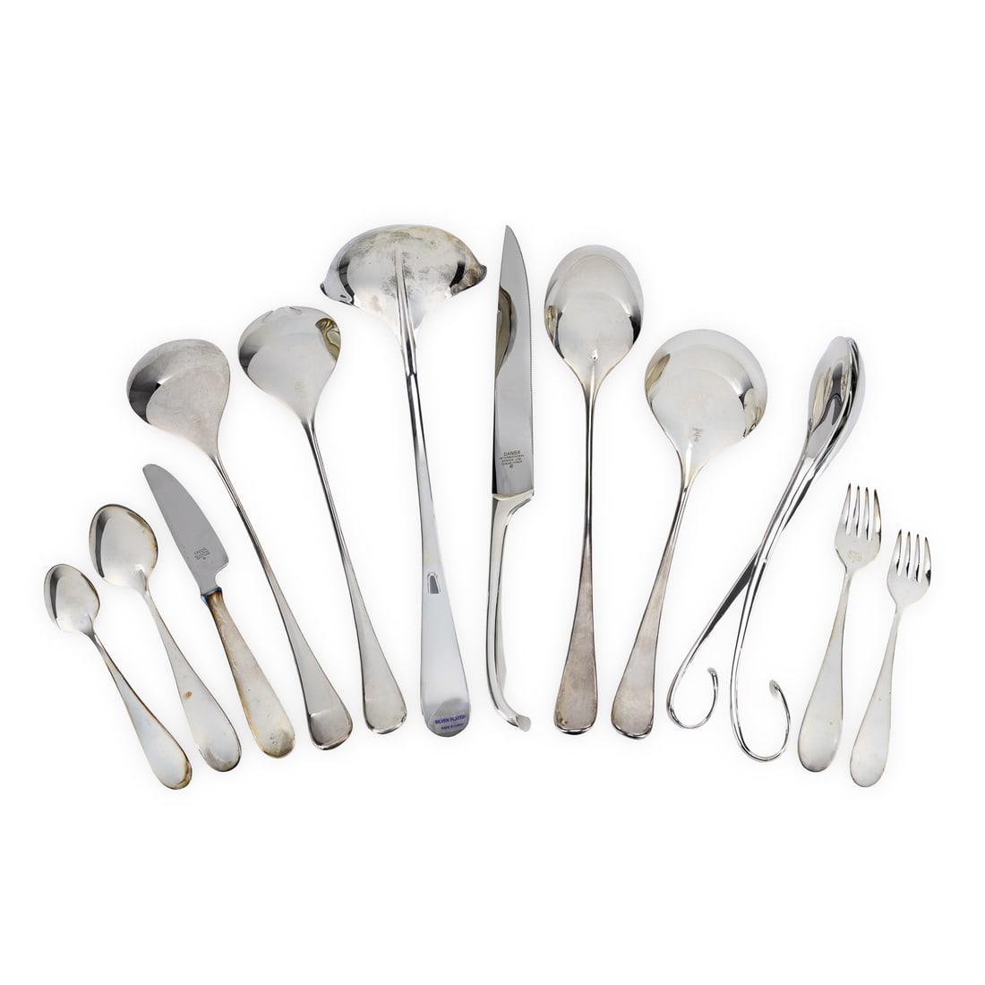 Dansk Pearl Beaded Stainless Flatware 87 pcs - 2