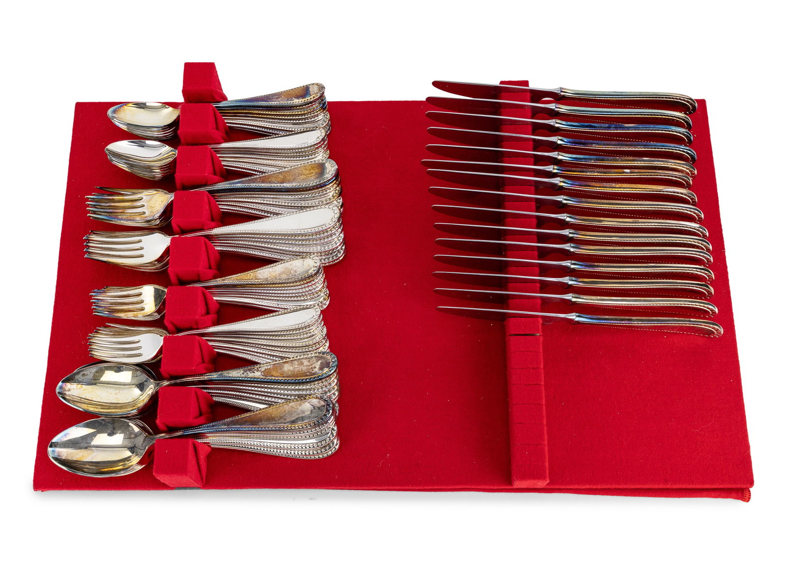 Dansk Pearl Beaded Stainless Flatware 87 pcs - 3