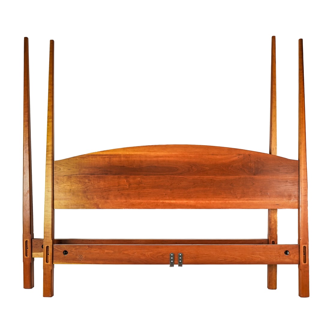 Dovetail Furniture MA Cherry King Size Tall Post Bed: Dovetail Furniture Holden Massachusetts Cherry King size tall post bed- Made to highest benchmade standards with pencil posts marrying styles both old and new- 81 x 82 x 86