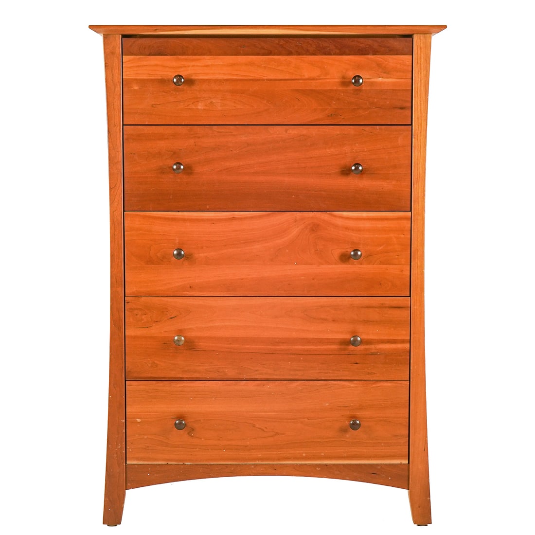 Thor's Elegance VT Cherry Tall Dresser: Thor's Elegance Brandon Vermont - 5 drawer Cherry Tall dresser 51 x 31 x 20"