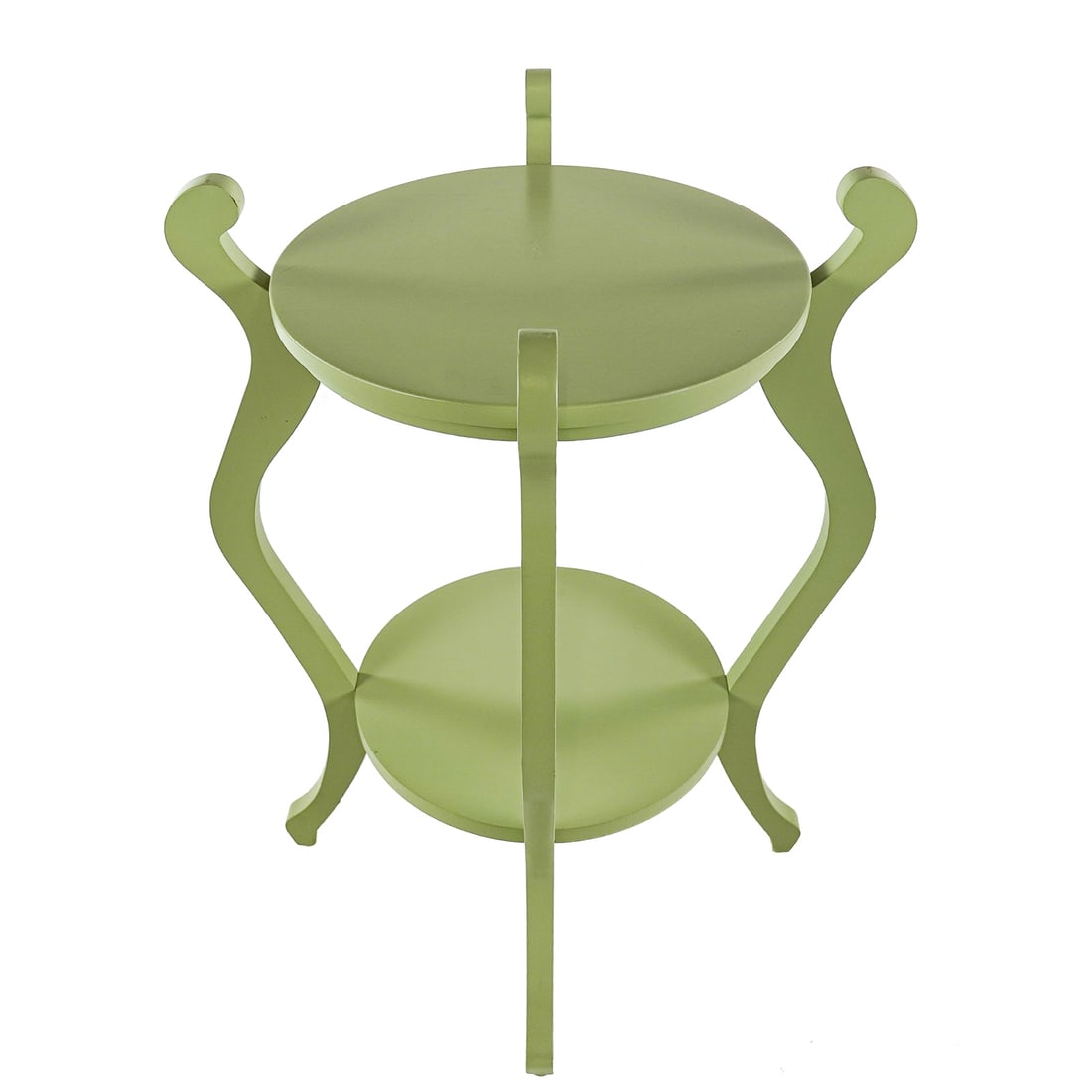 Maine Cottage Furniture Side Table in Sage Green: Maine Cottage Furniture round Side table in sage green 32 x 24 x 24"