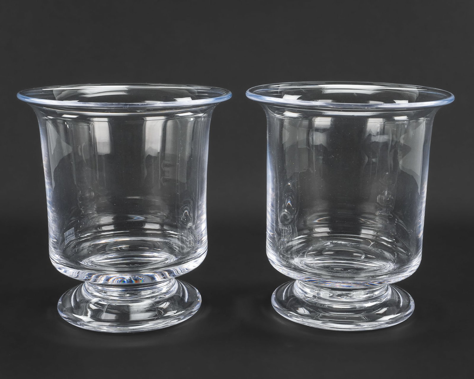 4 pcs. Simon Pearce Crystal Tableware - 8