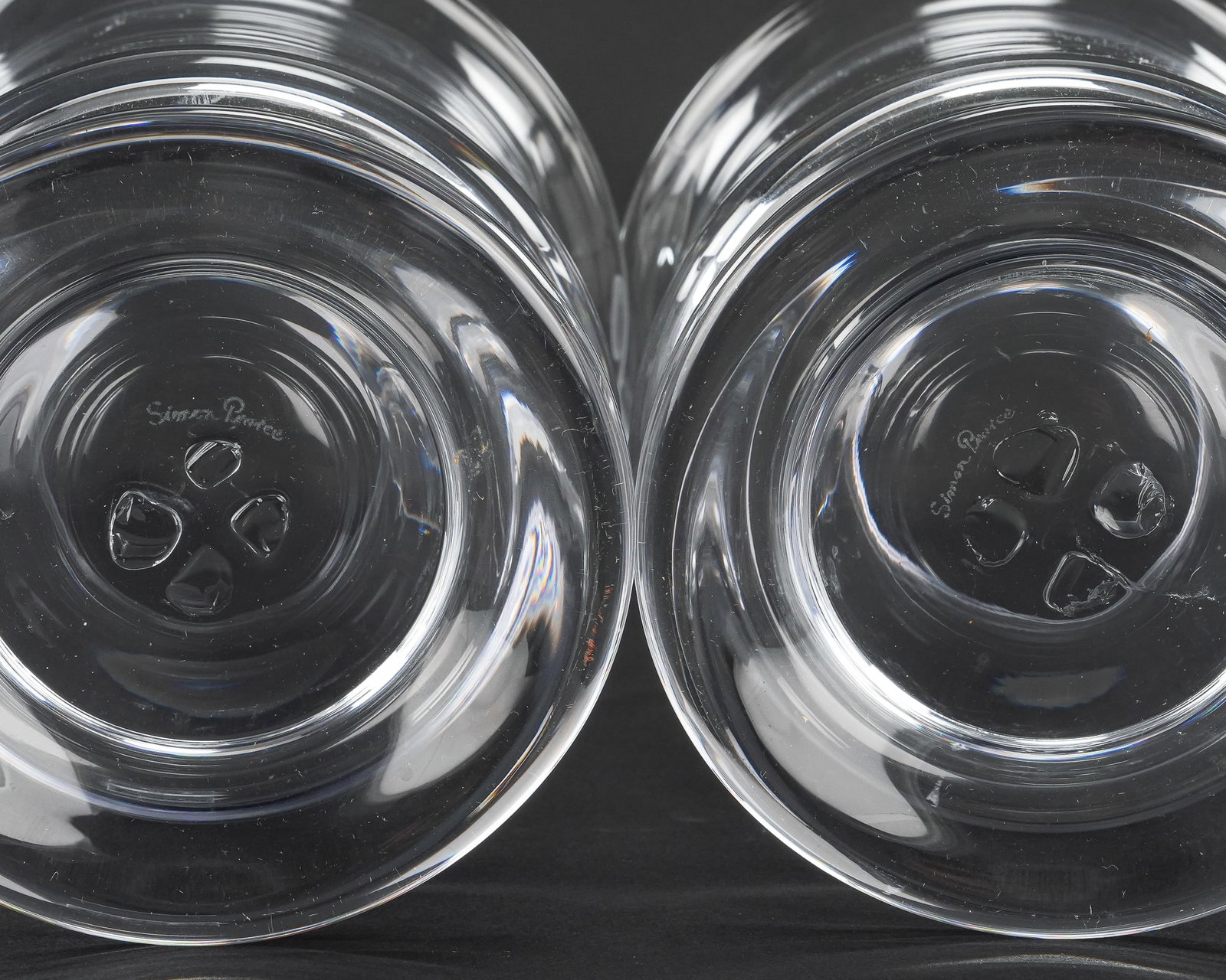 4 pcs. Simon Pearce Crystal Tableware - 9