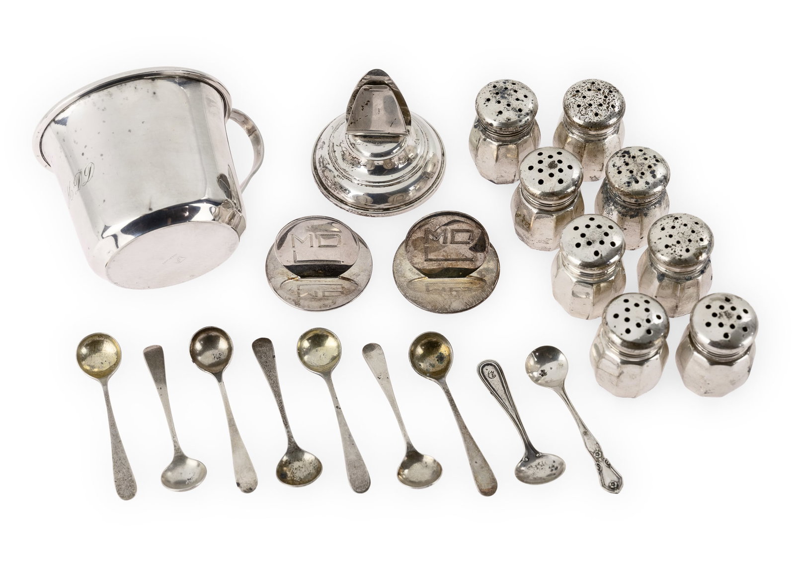 Asprey Place Card Holders, Sterling Tableware - 2